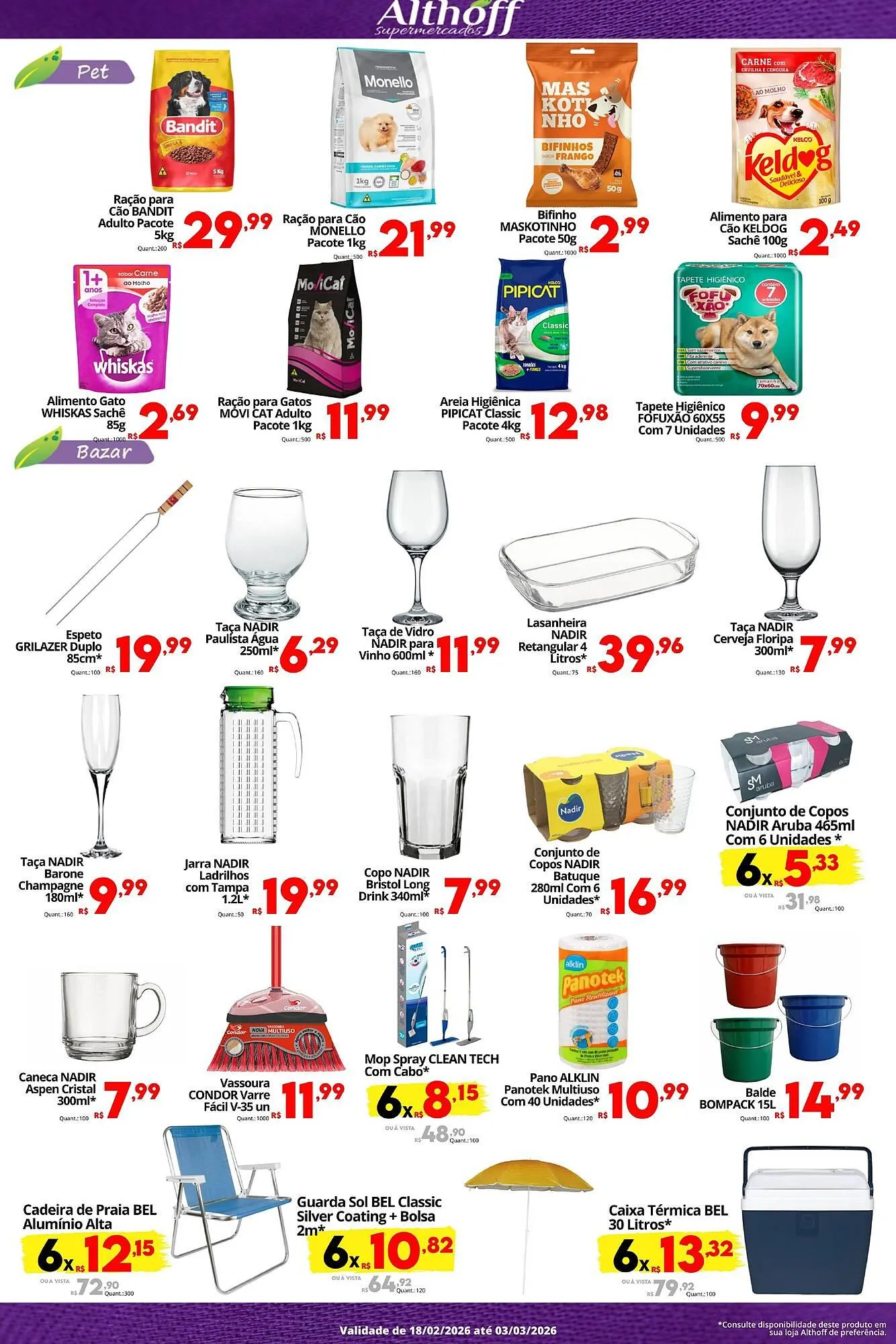 Encarte de Encarte Althoff Supermercados 18 de fevereiro até 3 de março 2026 - Pagina 2