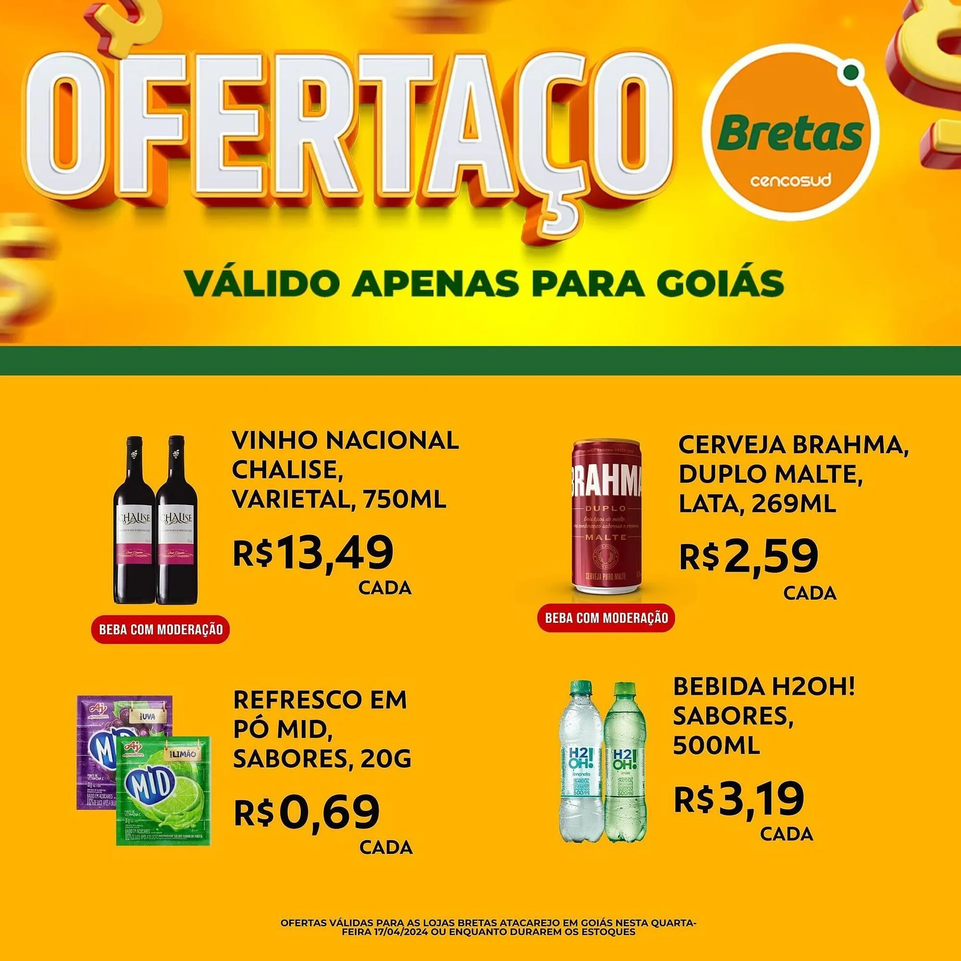 Encarte de Catálogo Supermercados Bretas 17 de abril até 17 de abril 2024 - Pagina 4