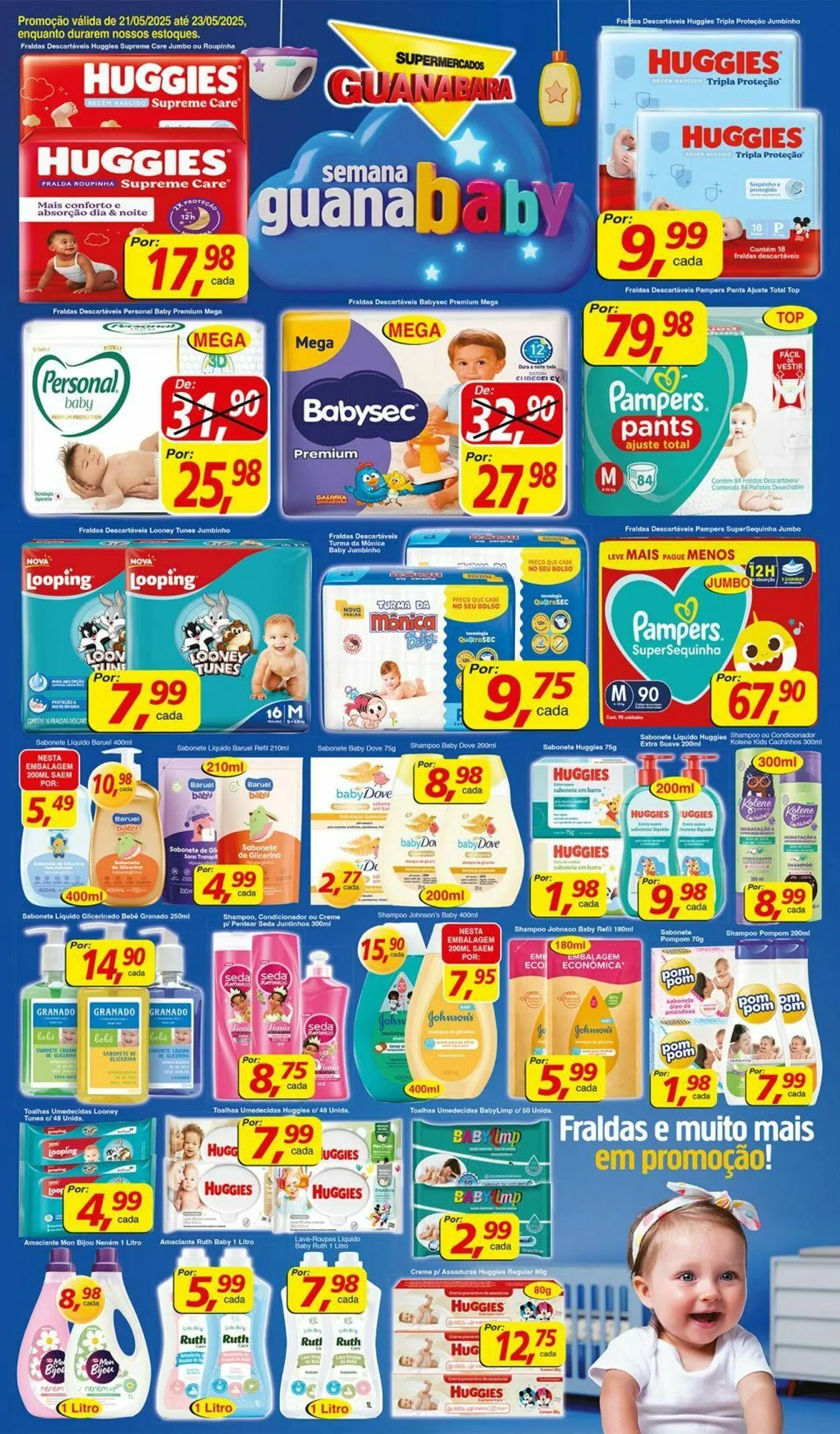 Encarte de Supermercados Guanabara 21 de maio até 22 de maio 2025 - Pagina 1