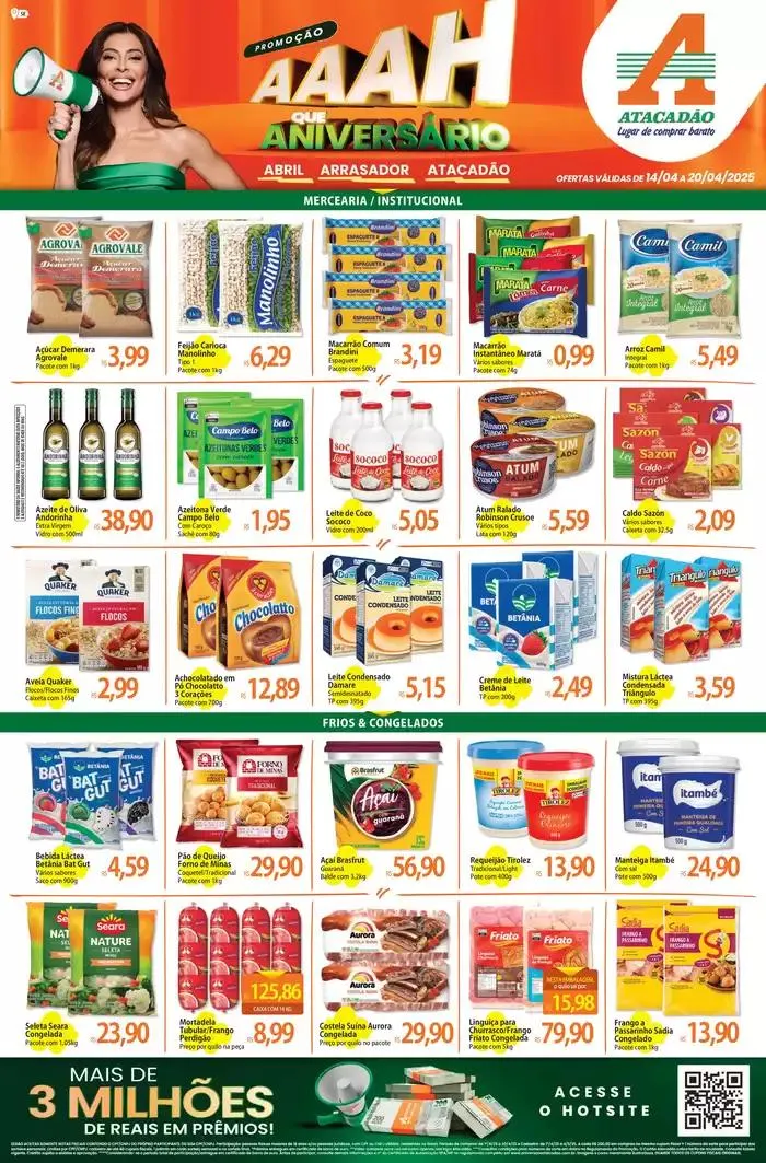 Encarte de Descubra ofertas atraentes 15 de abril até 20 de abril 2025 - Pagina 1