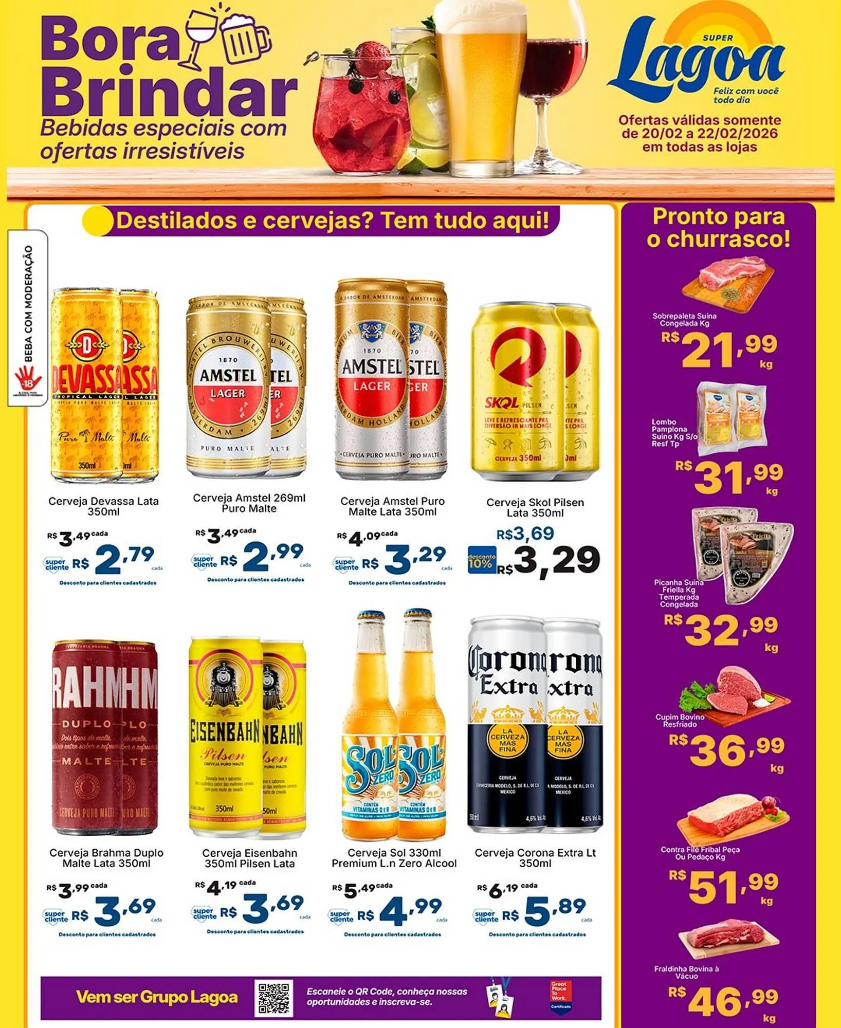Encarte de Encarte Super Lagoa 20 de fevereiro até 22 de fevereiro 2026 - Pagina 1