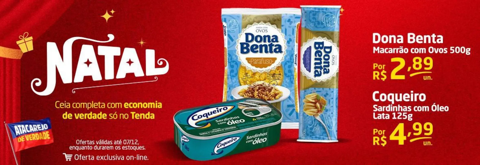 Encarte de Folheto Tenda Atacado 4 de dezembro até 7 de dezembro 2025 - Pagina 1