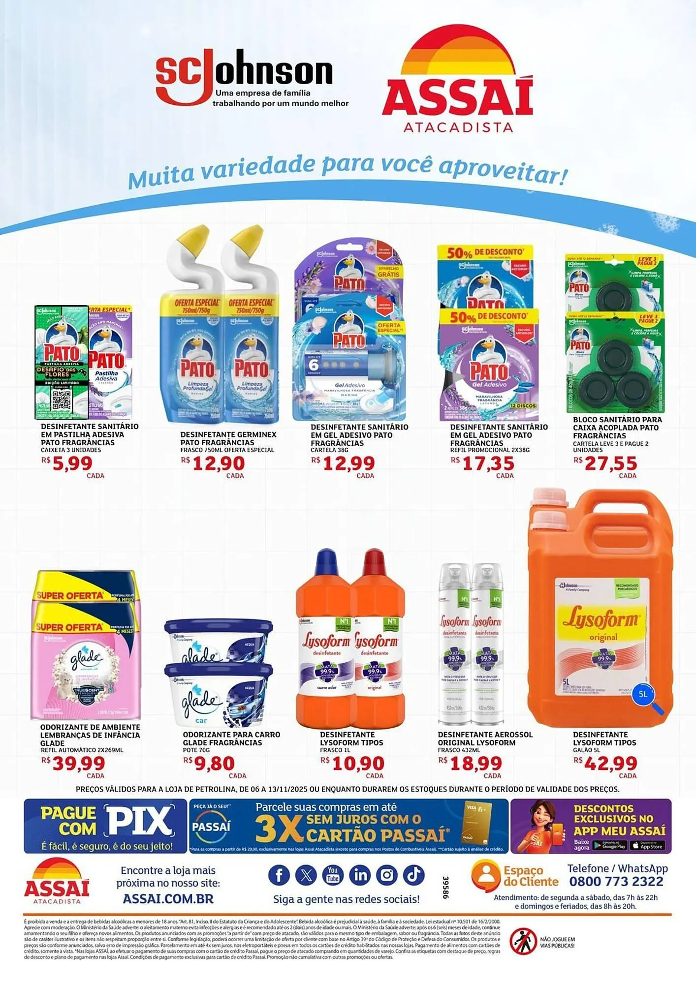 Encarte de Encarte Assaí Atacadista 6 de novembro até 13 de novembro 2025 - Pagina 2