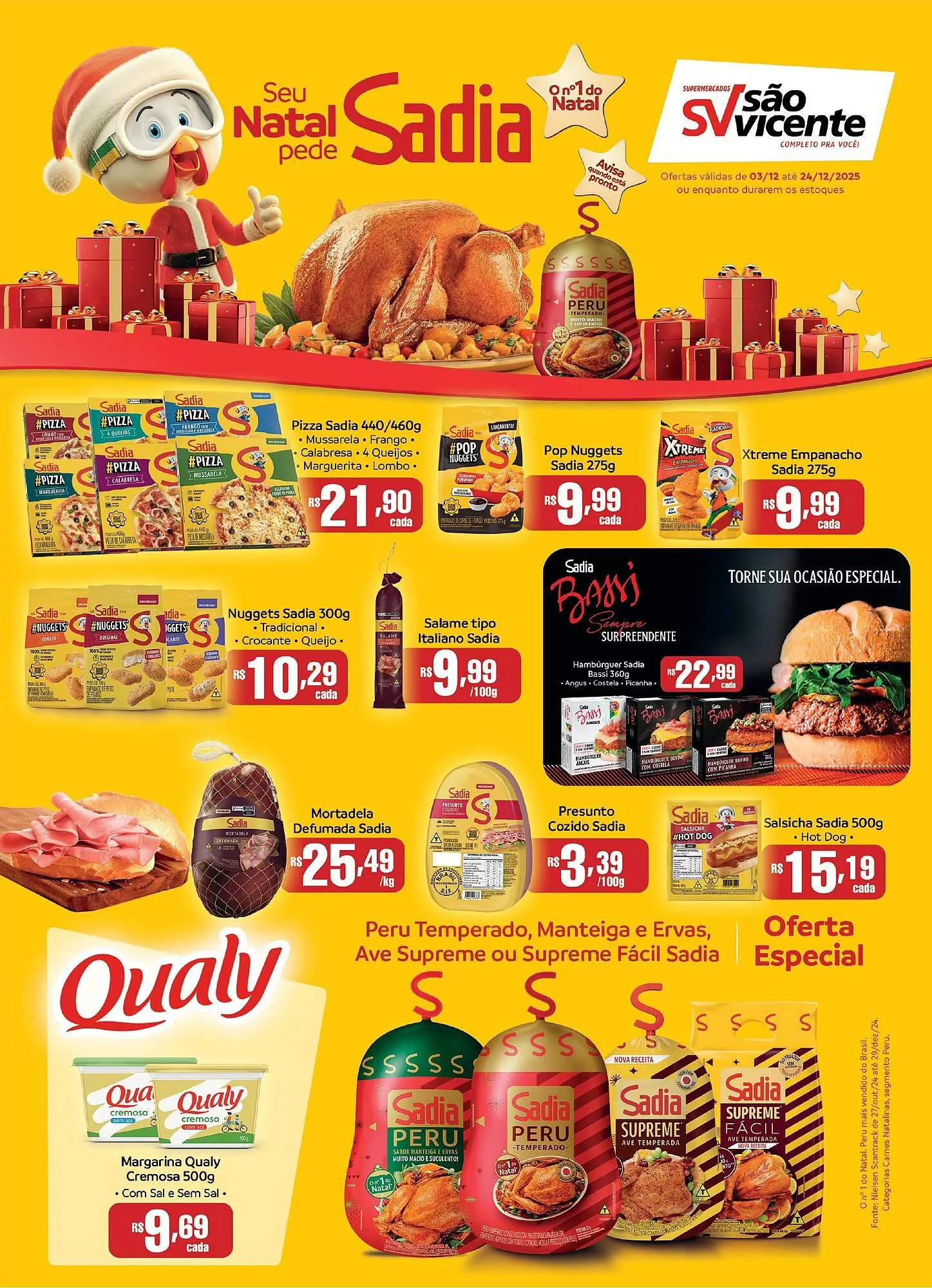 Encarte de Catálogo Supermercados São Vicente 3 de dezembro até 24 de dezembro 2025 - Pagina 1