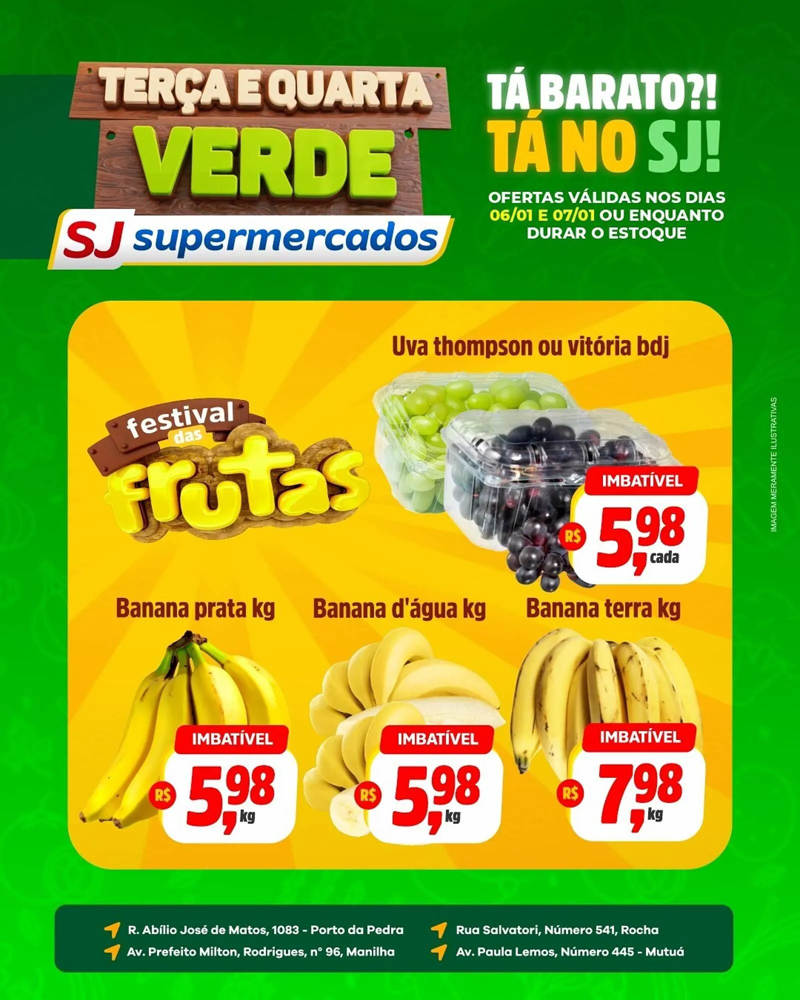 Encarte de Encarte Sj Supermercados 6 de janeiro até 7 de janeiro 2026 - Pagina 3