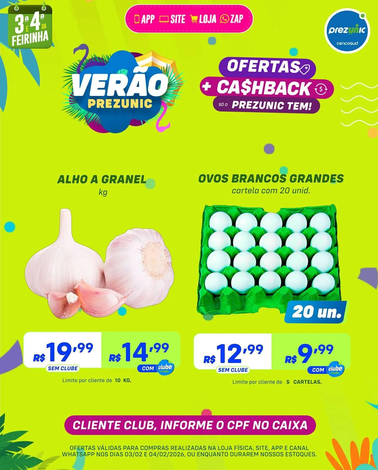 Encarte Prezunic - 1