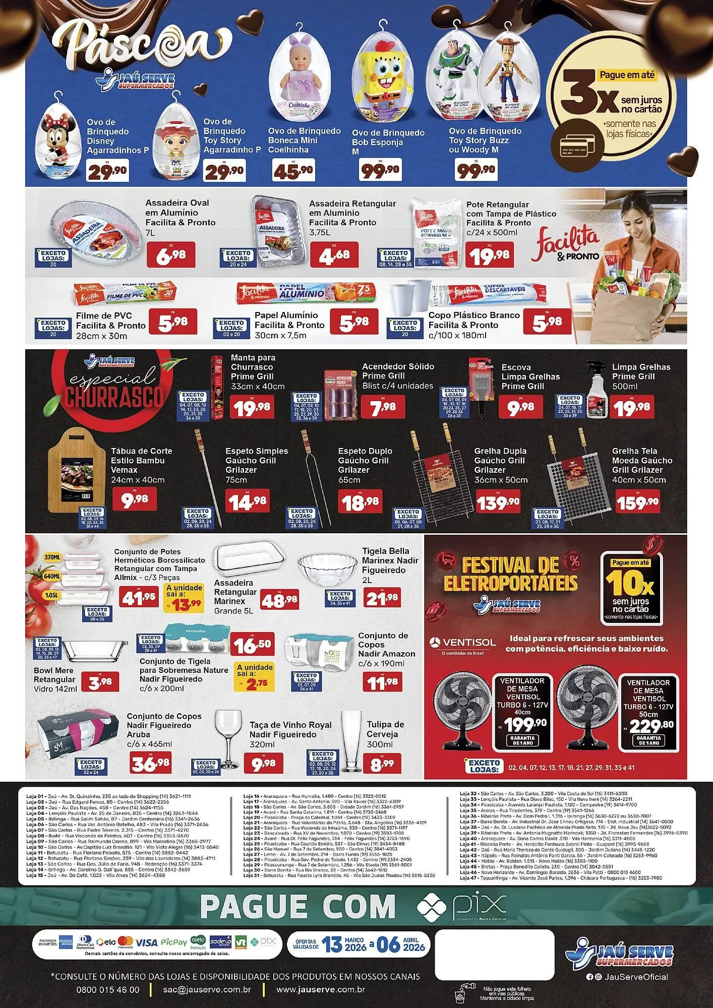 Encarte de Catálogo Supermercados Jau Serve 19 de março até 6 de abril 2026 - Pagina 2