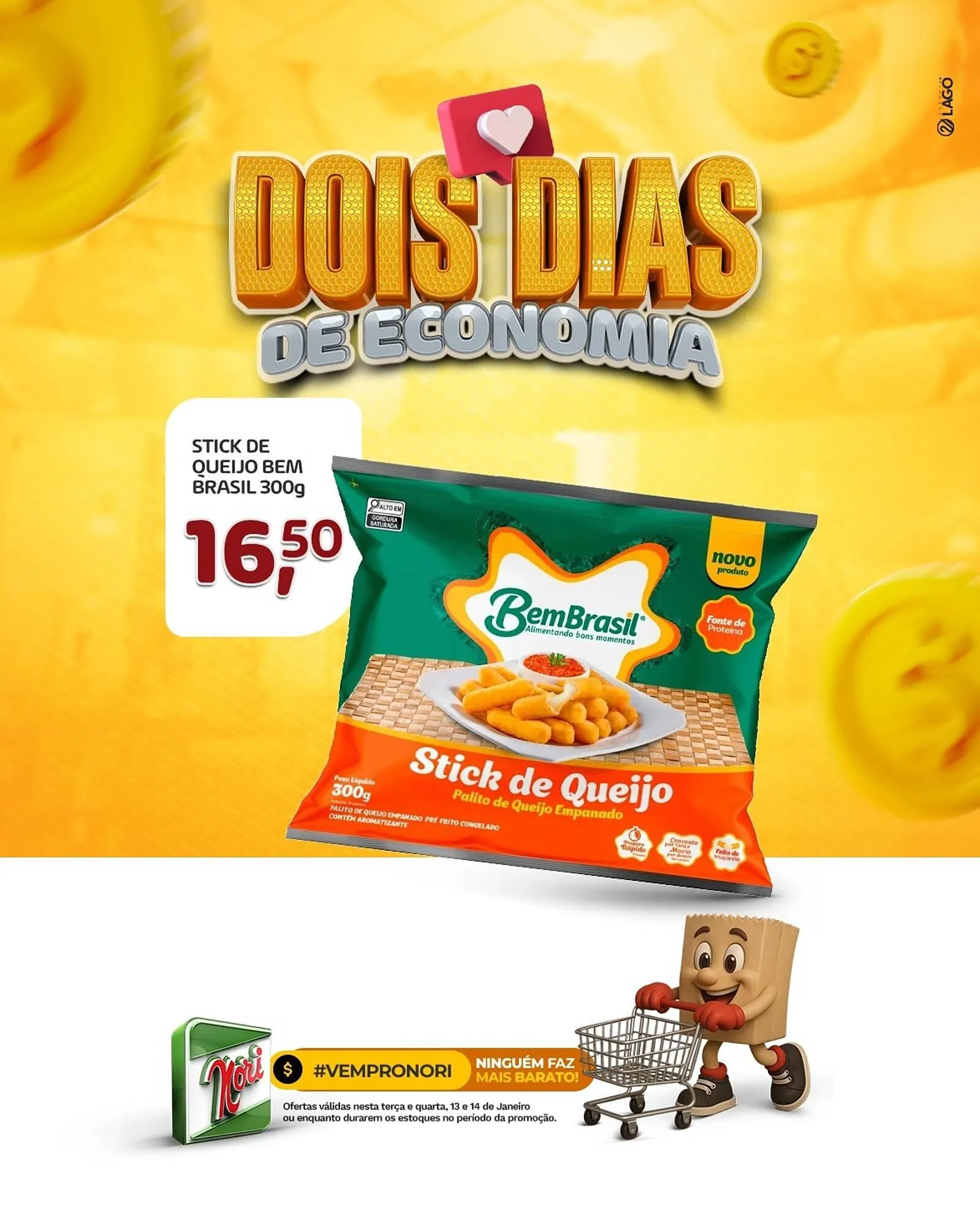 Encarte de Catálogo Supermercados Nori 13 de janeiro até 14 de janeiro 2026 - Pagina 1