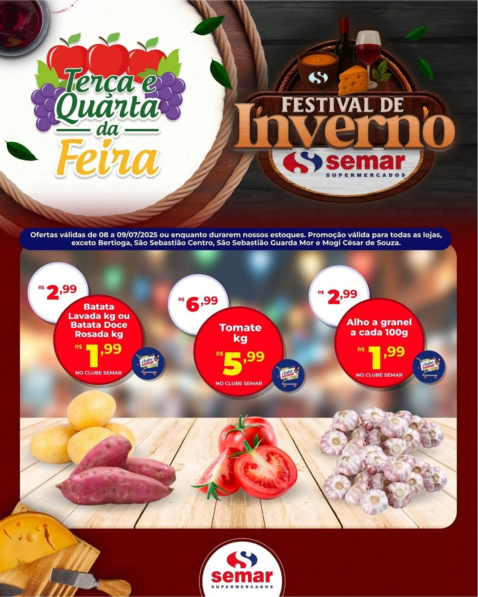 Encarte de Catálogo Semar Supermercado 8 de julho até 9 de julho 2025 - Pagina 3