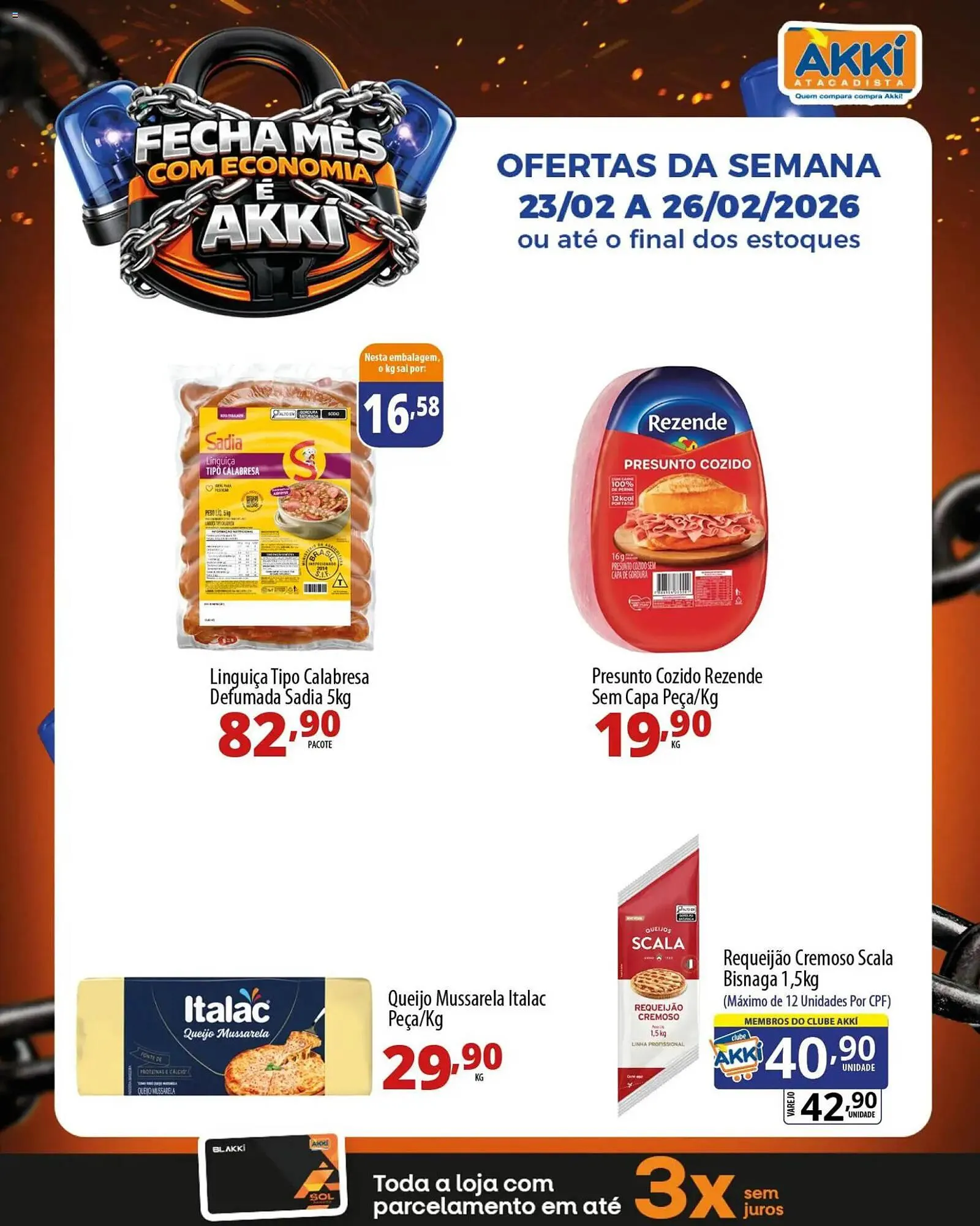Encarte de Folheto Akki Atacadista 23 de fevereiro até 26 de fevereiro 2026 - Pagina 8