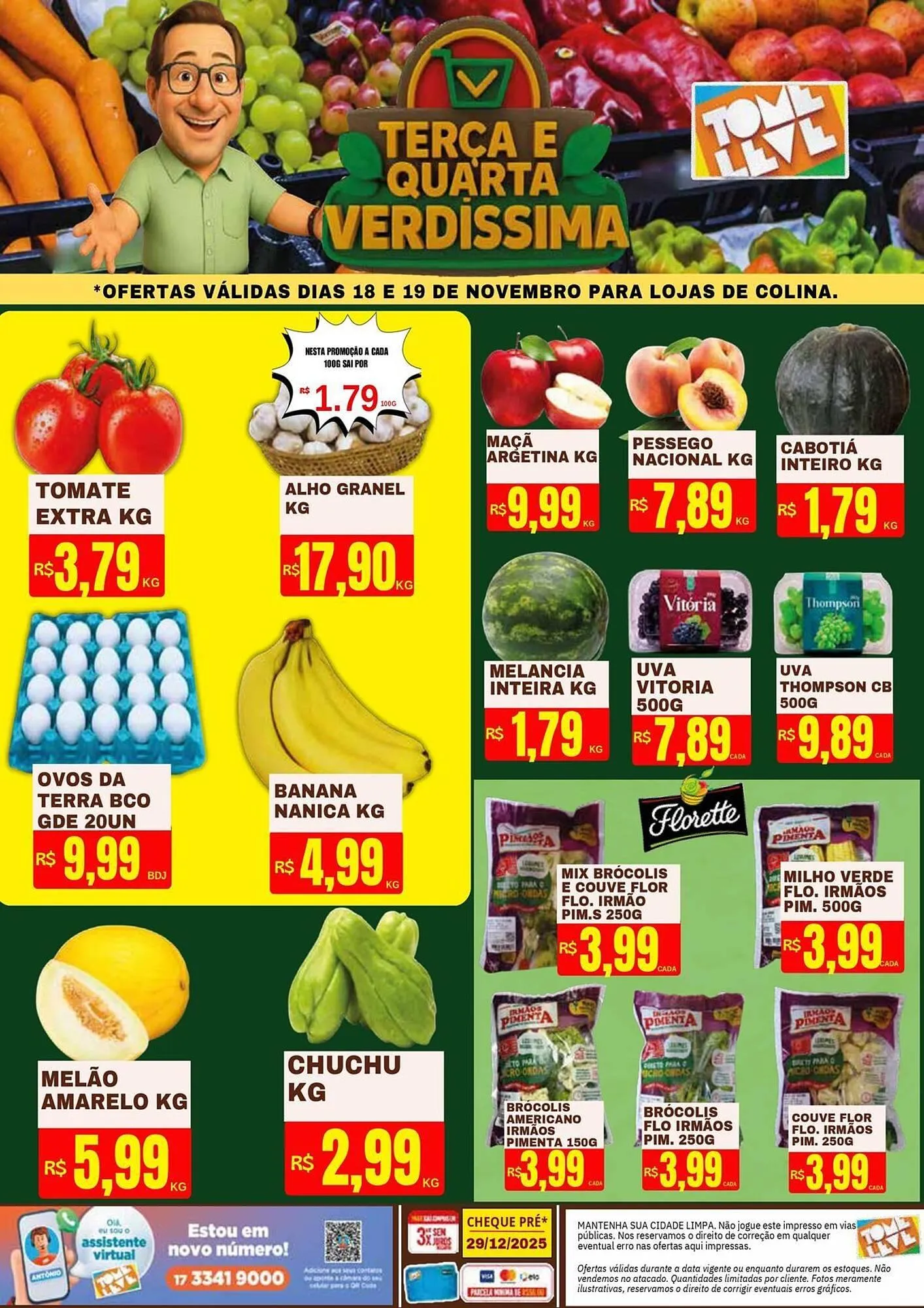 Encarte de Catálogo Tome Leve 18 de novembro até 19 de novembro 2025 - Pagina 1