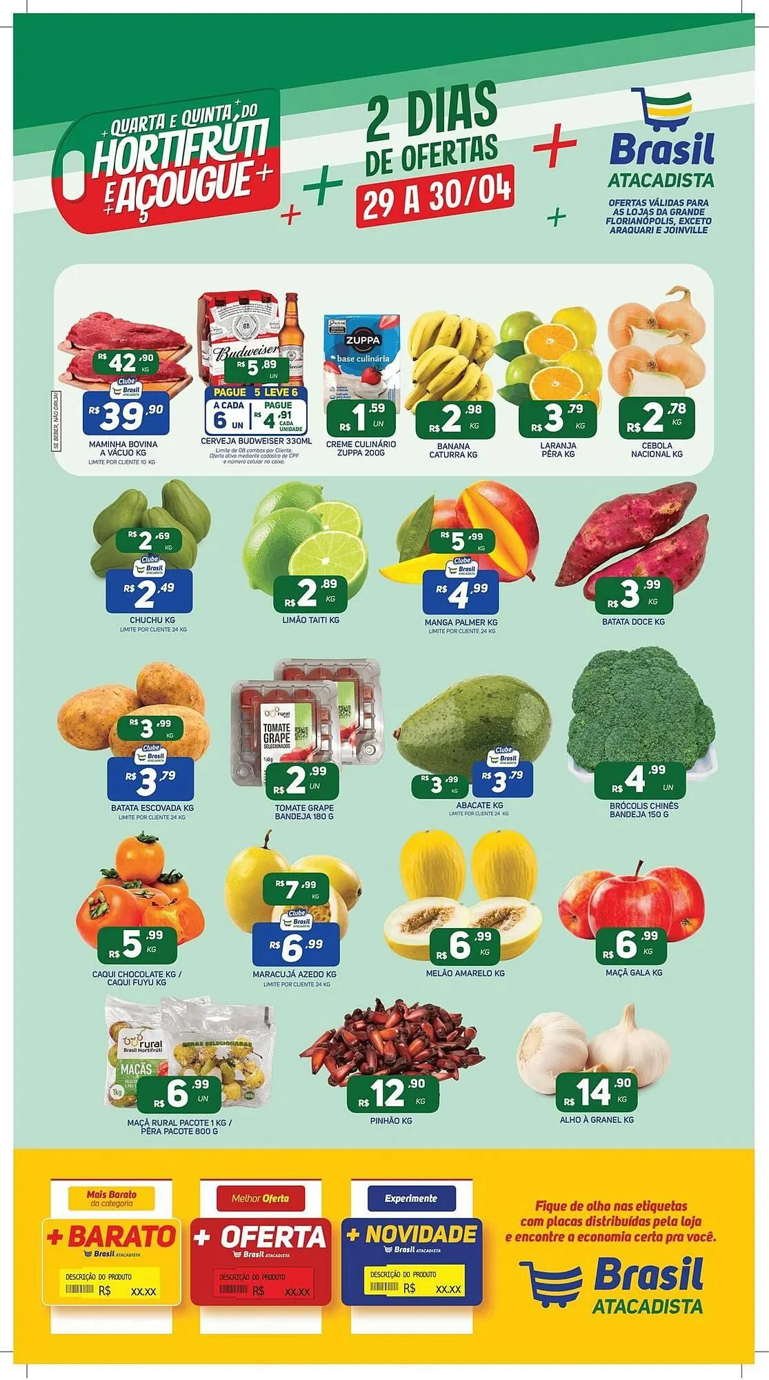 Encarte de Catálogo Brasil Atacadista 29 de abril até 30 de abril 2026 - Pagina 1