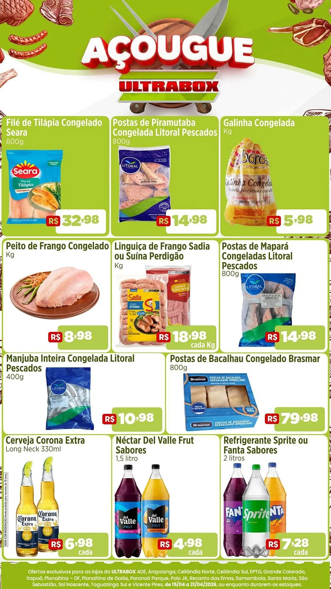 Encarte de Panfleto Ultrabox 15 de abril até 21 de abril 2026 - Pagina 2