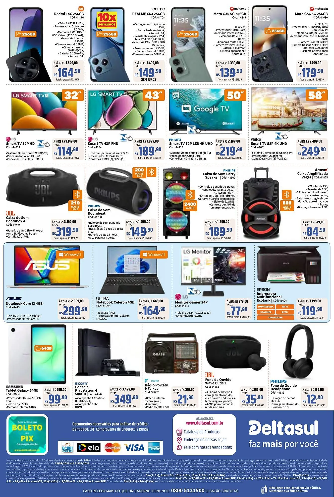 Encarte de Folheto Deltasul 12 de janeiro até 31 de janeiro 2026 - Pagina 8