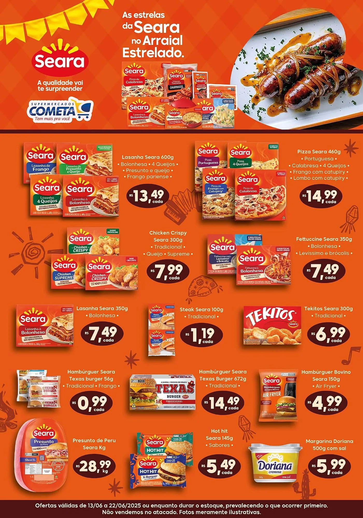 Encarte de Catálogo Cometa Supermercados 13 de junho até 22 de junho 2025 - Pagina 1