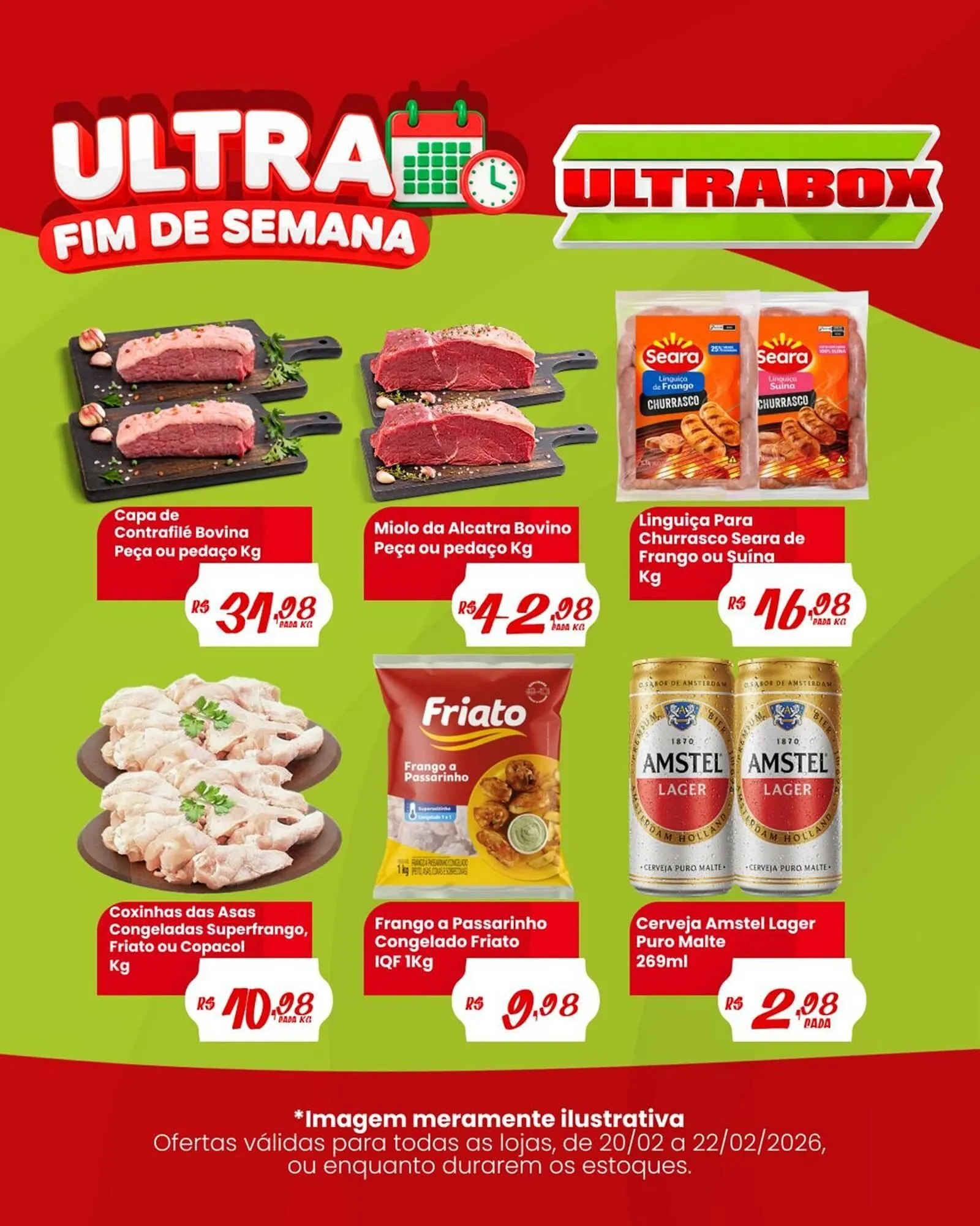 Encarte de Panfleto Ultrabox 20 de fevereiro até 22 de fevereiro 2026 - Pagina 1
