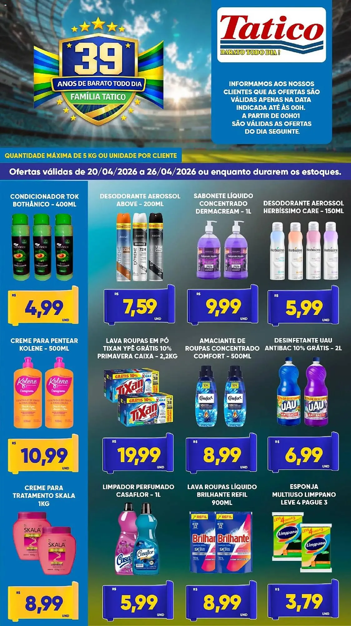 Encarte de Tabloide Tatico 20 de abril até 26 de abril 2026 - Pagina 8
