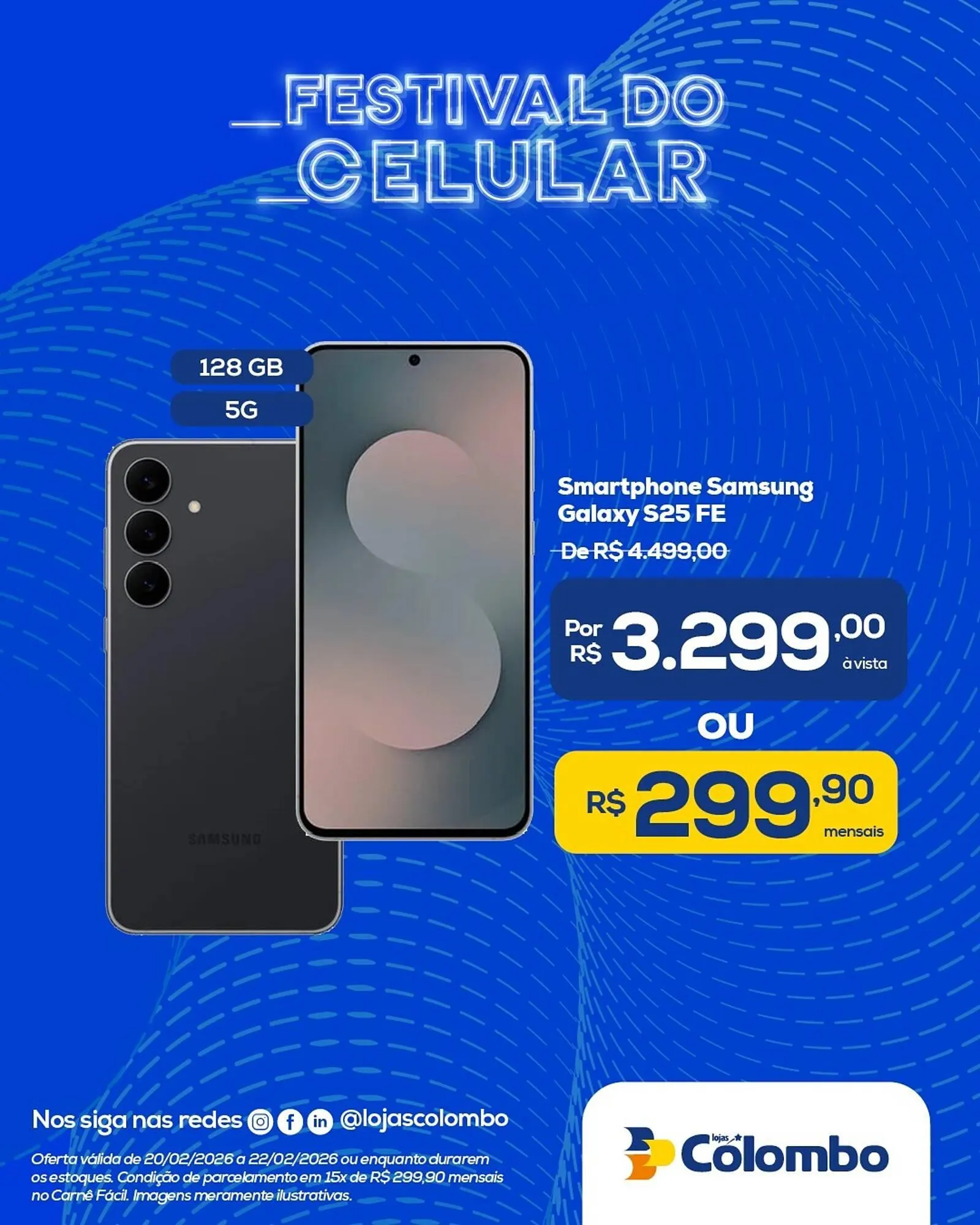 Encarte de Folheto Lojas Colombo 20 de fevereiro até 22 de fevereiro 2026 - Pagina 4