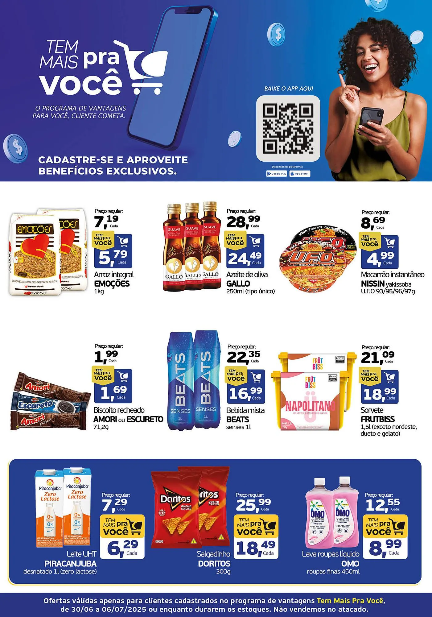 Encarte de Catálogo Cometa Supermercados 30 de junho até 6 de julho 2025 - Pagina 1