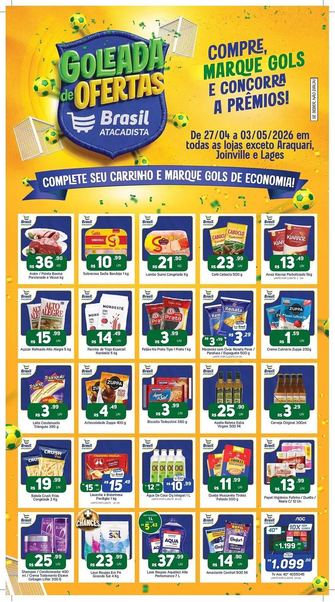 Encarte de Catálogo Brasil Atacadista 27 de abril até 3 de maio 2026 - Pagina 1