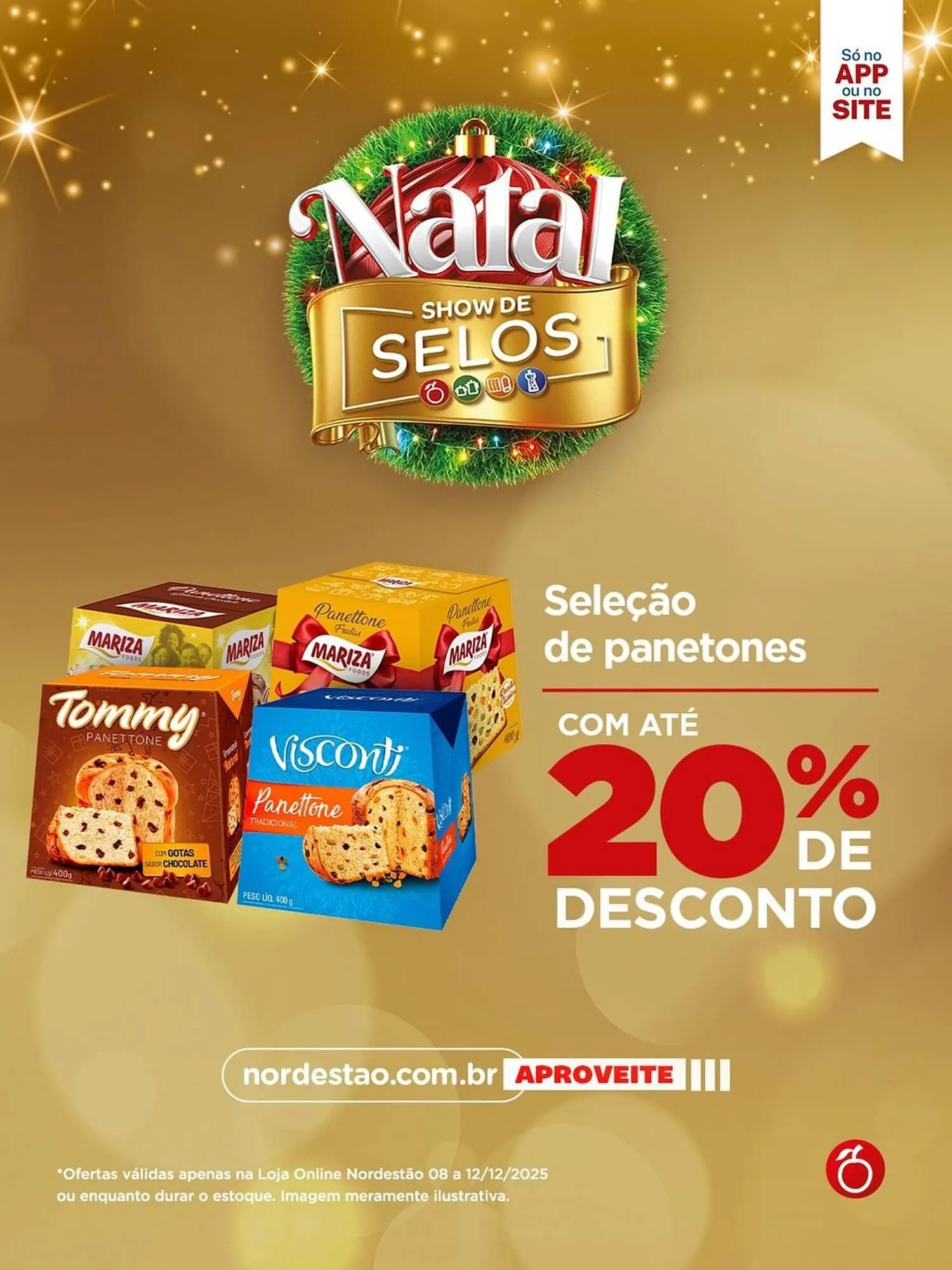 Encarte de Encarte Nordestão 8 de dezembro até 12 de dezembro 2025 - Pagina 1