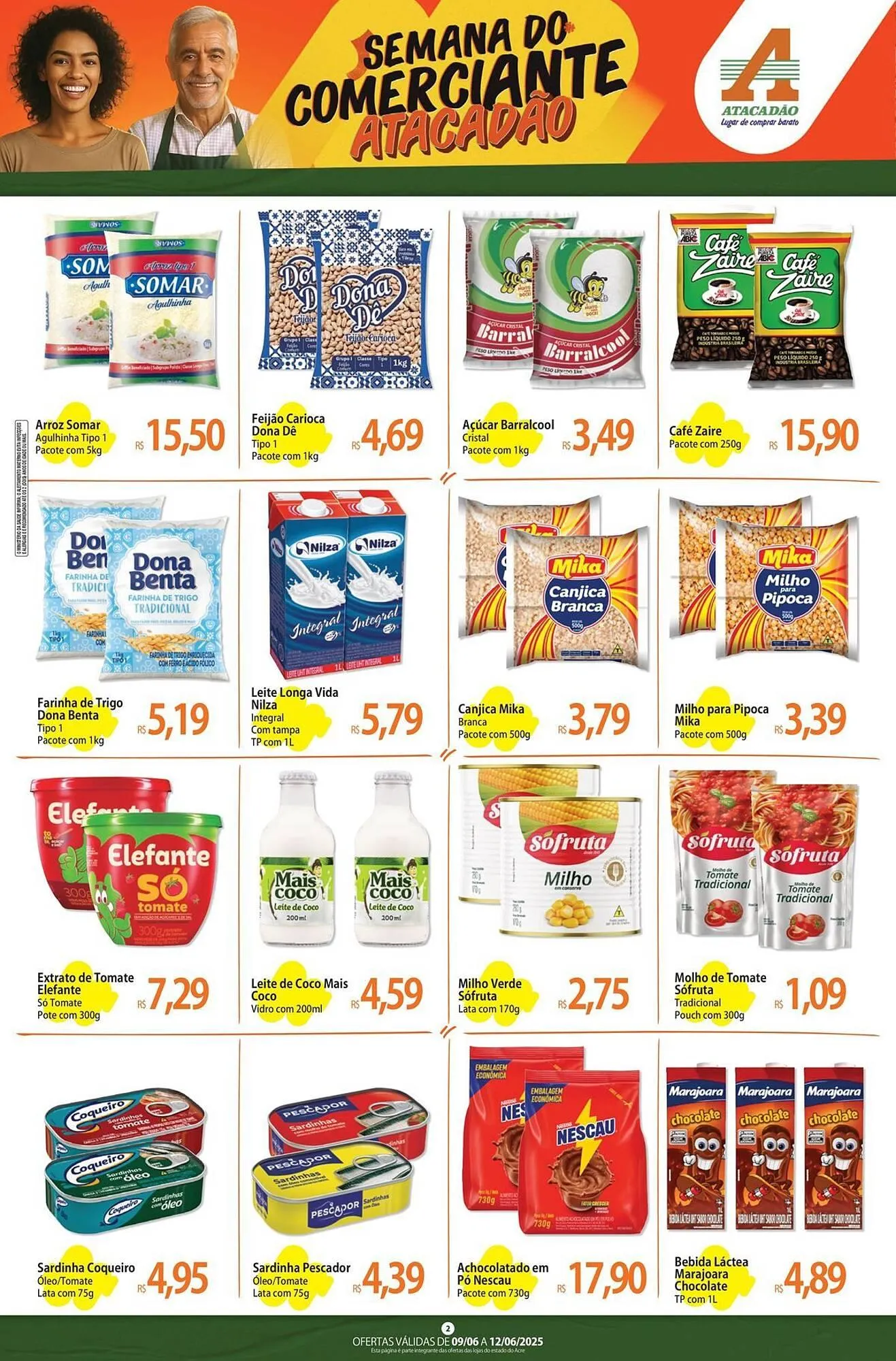 Encarte de Catálogo Atacadão 9 de junho até 12 de junho 2025 - Pagina 2
