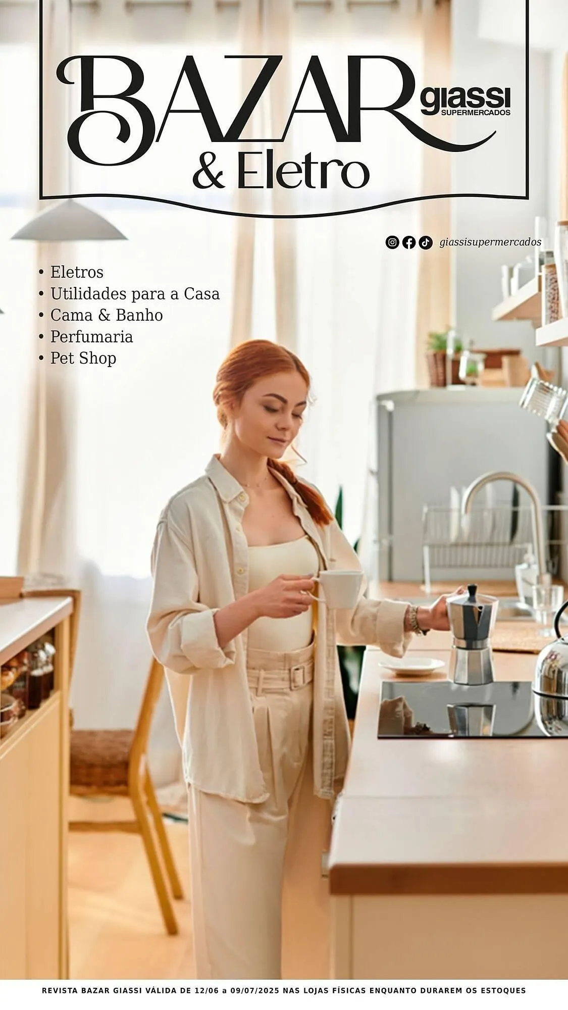Encarte de Catálogo Giassi Supermercados 12 de junho até 9 de julho 2025 - Pagina 1