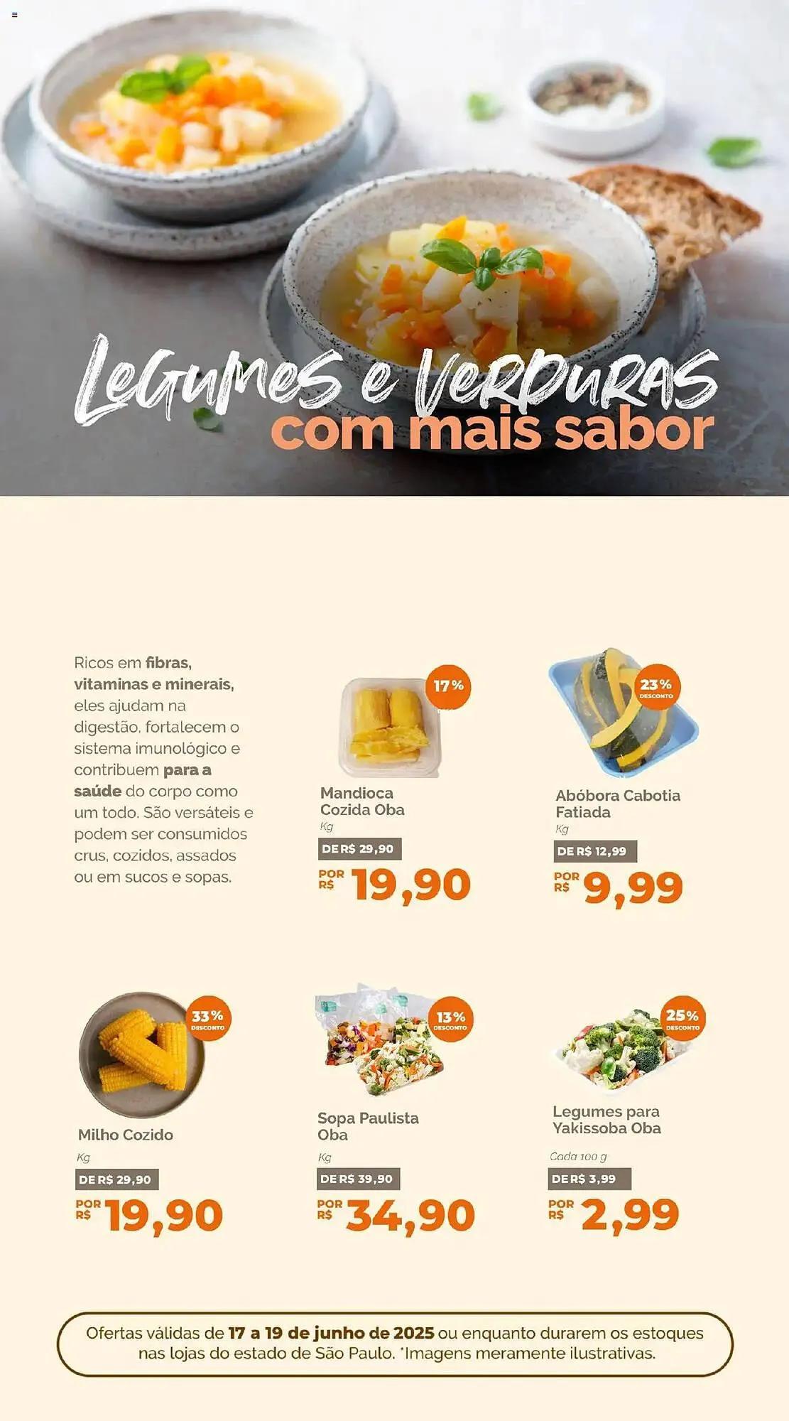 Encarte de Catálogo Oba Hortifruti 17 de junho até 19 de junho 2025 - Pagina 4