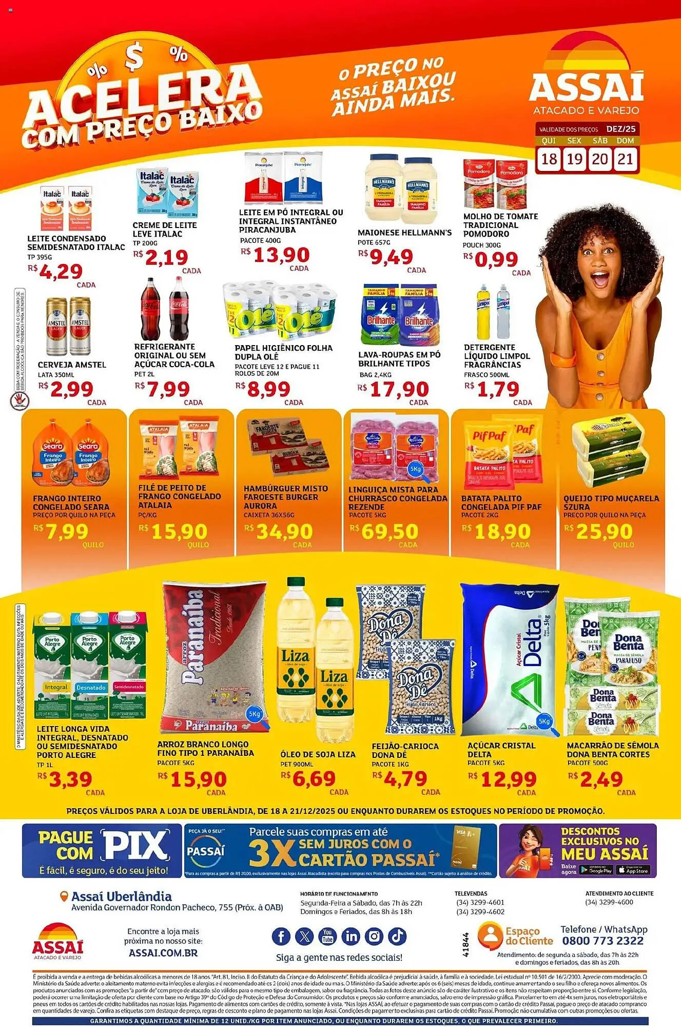 Encarte de Encarte Assaí Atacadista 18 de dezembro até 21 de dezembro 2025 - Pagina 1