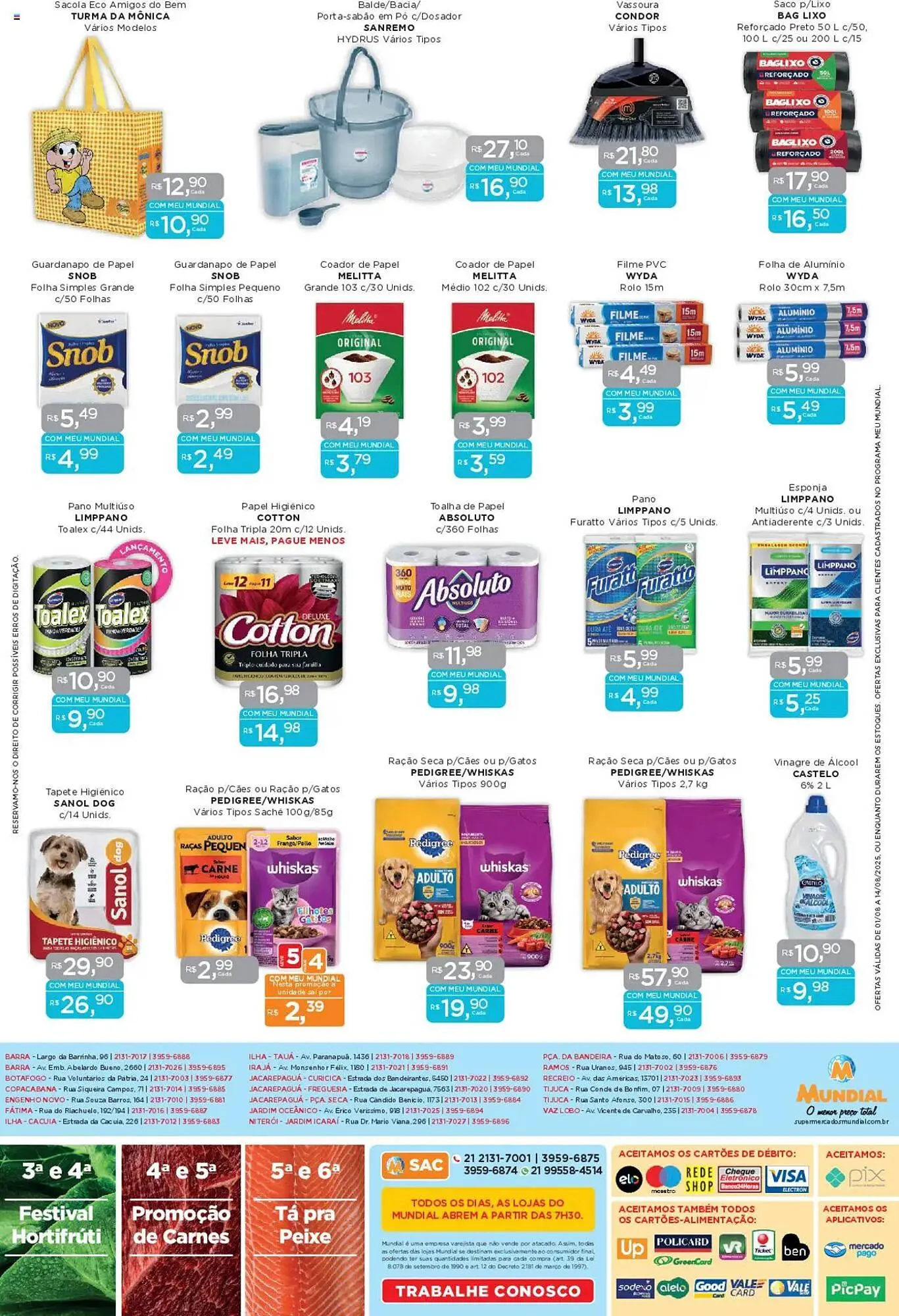 Encarte de Catálogo Supermercados Mundial 1 de agosto até 14 de agosto 2025 - Pagina 12