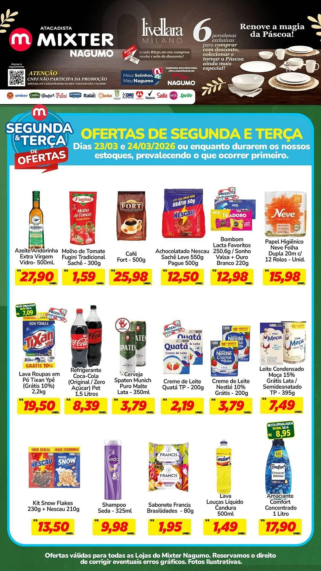 Encarte de Folheto Nagumo 23 de março até 24 de março 2026 - Pagina 1