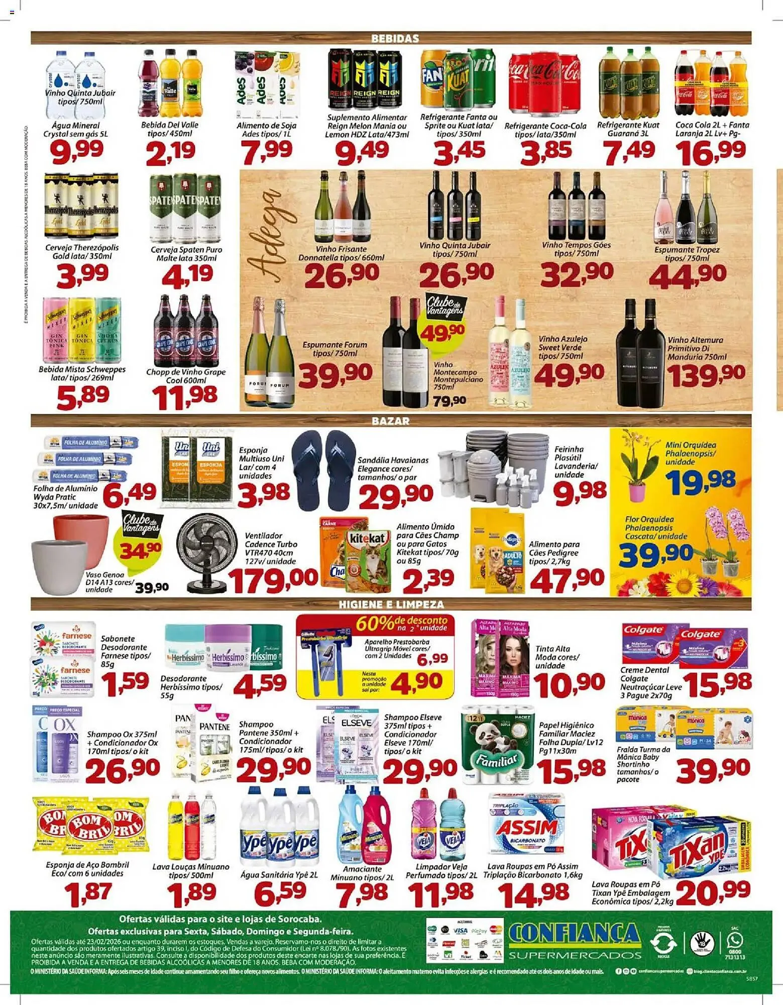 Encarte de Catálogo Confiança Supermercados 20 de fevereiro até 23 de fevereiro 2026 - Pagina 4