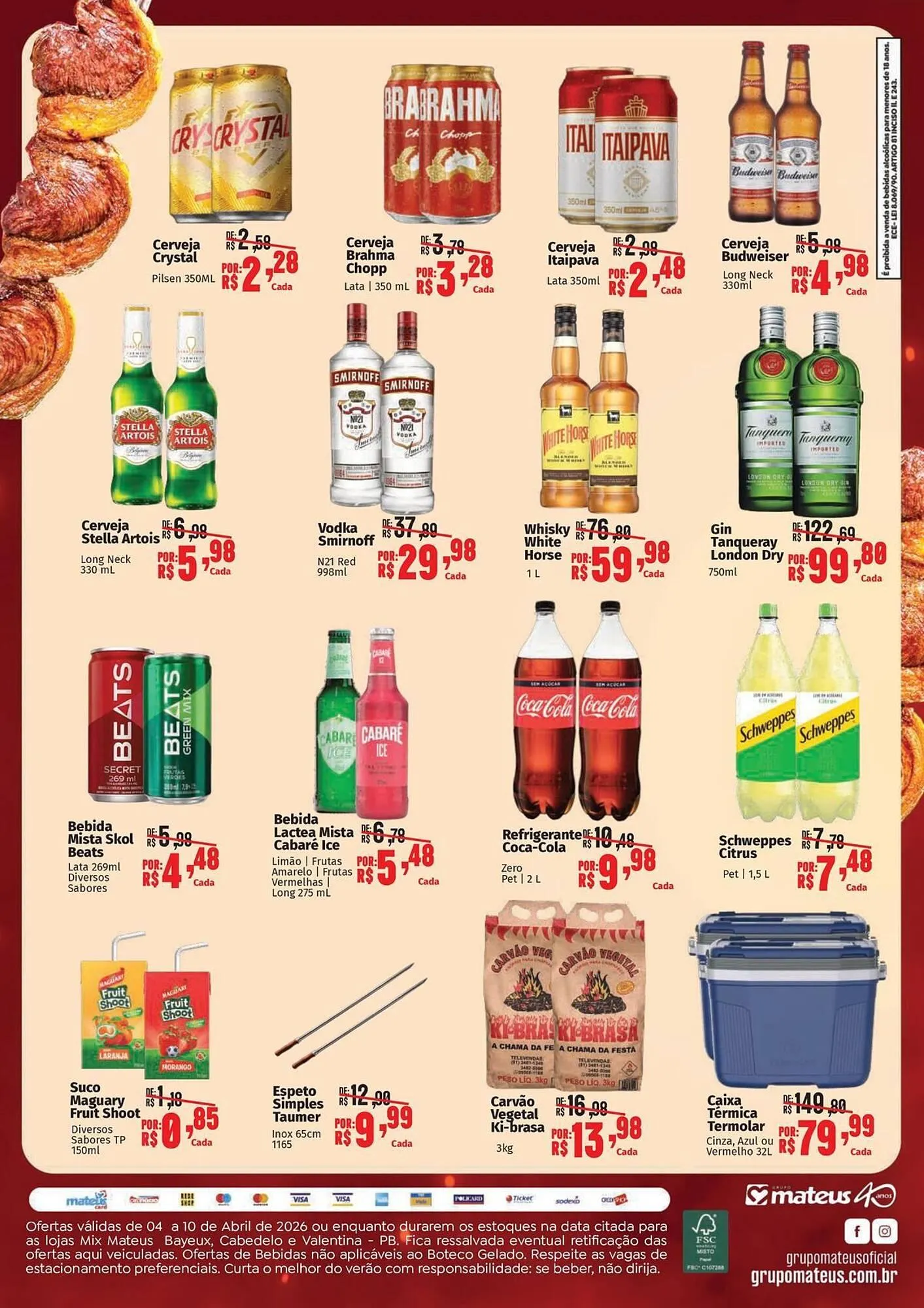Encarte de Catálogo Supermercados Mateus 7 de abril até 10 de abril 2026 - Pagina 2