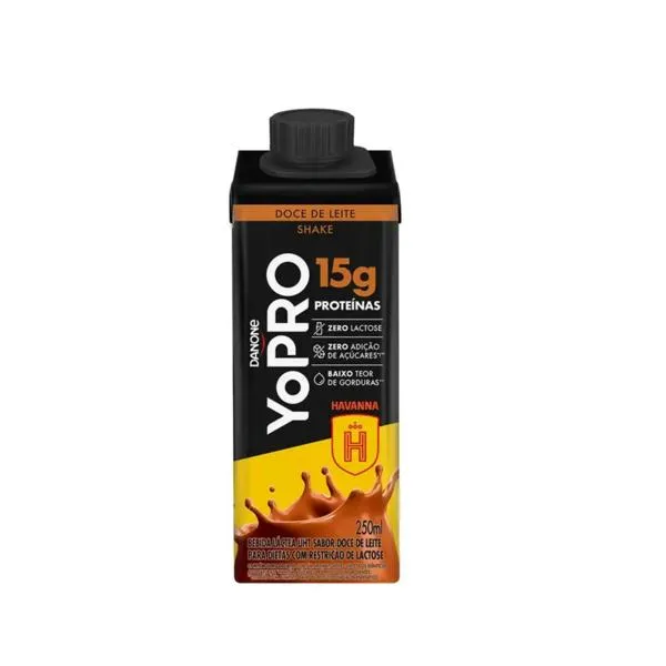 Bebida Láctea Yopro Doce de Leite Havanna 15g de Proteínas 250g