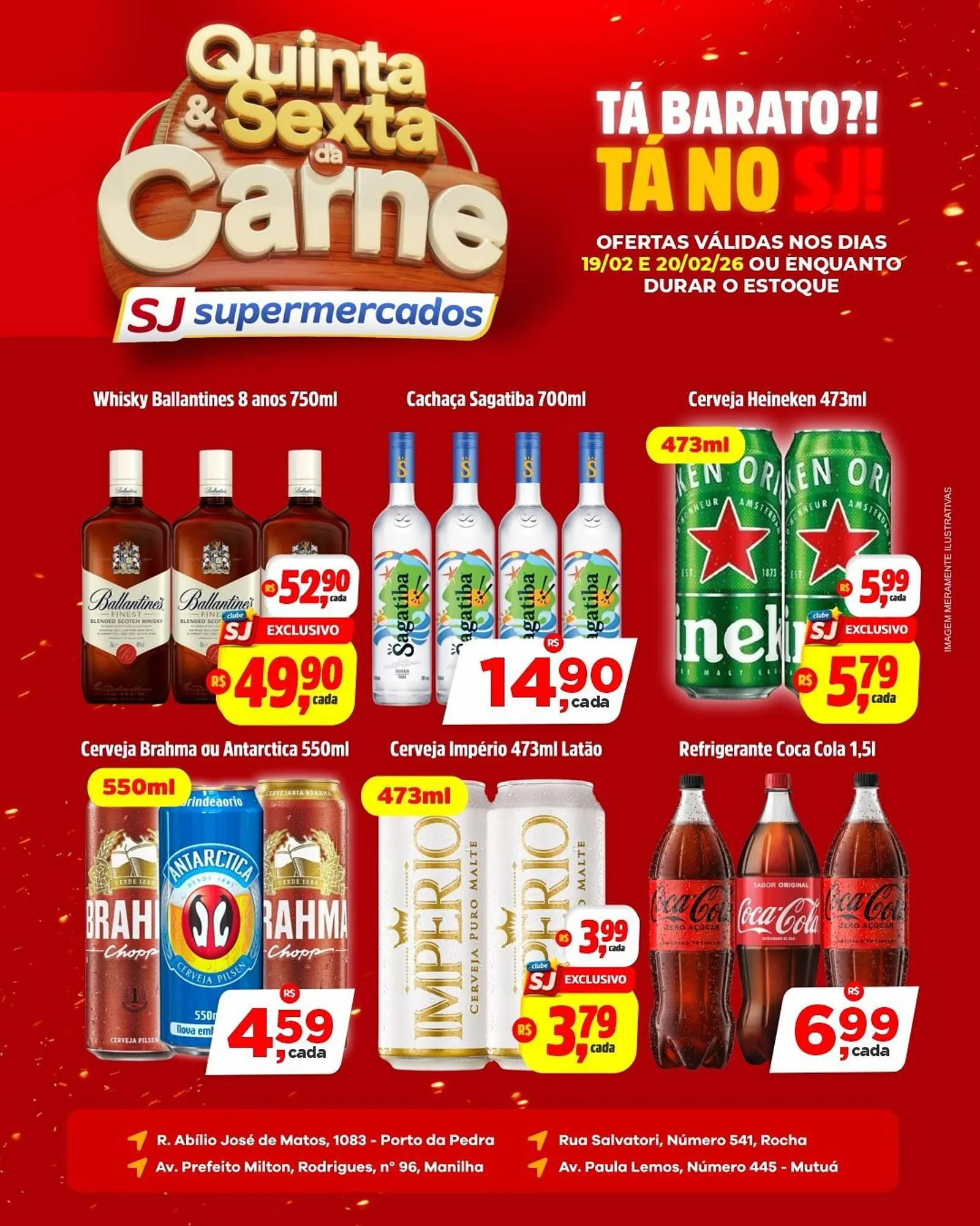Encarte de Encarte Sj Supermercados 19 de fevereiro até 22 de fevereiro 2026 - Pagina 2