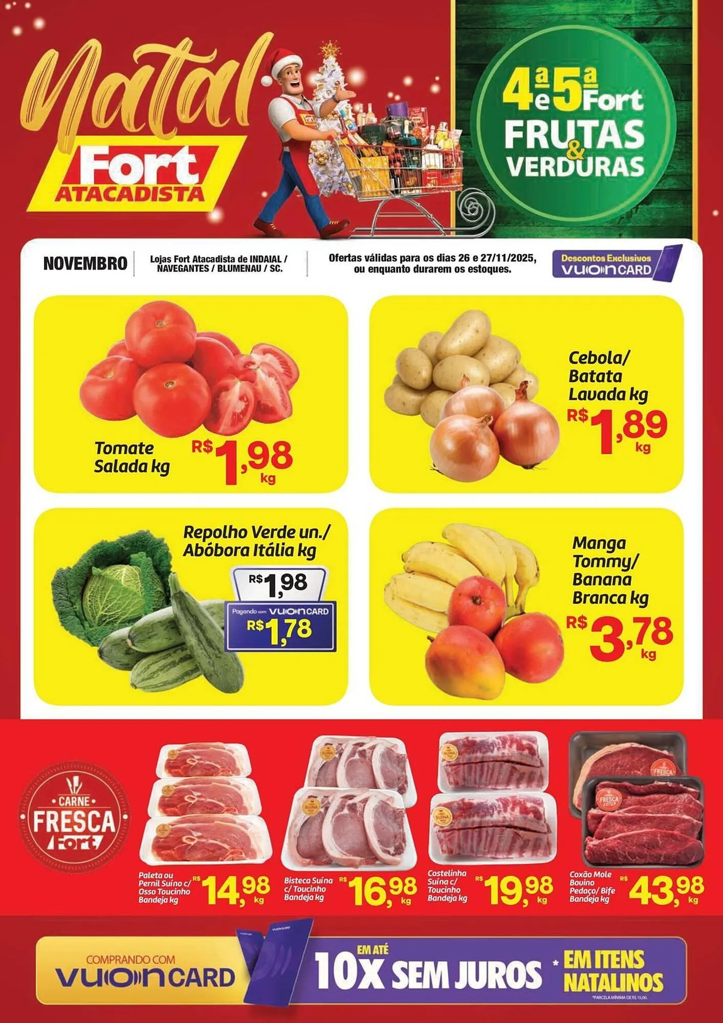 Encarte de Tabloide Fort Atacadista 26 de novembro até 27 de novembro 2025 - Pagina 1