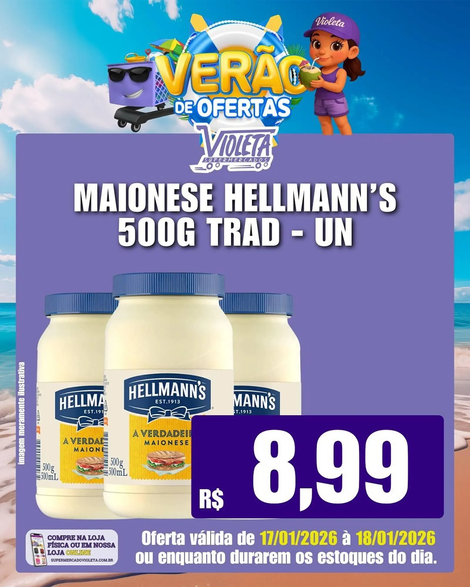 Encarte de Catálogo Violeta Supermercados 17 de janeiro até 18 de janeiro 2026 - Pagina 4