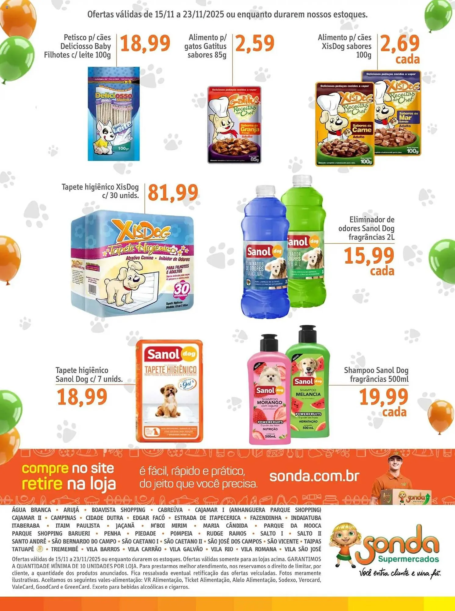 Encarte de Folheto Sonda 15 de novembro até 23 de novembro 2025 - Pagina 7
