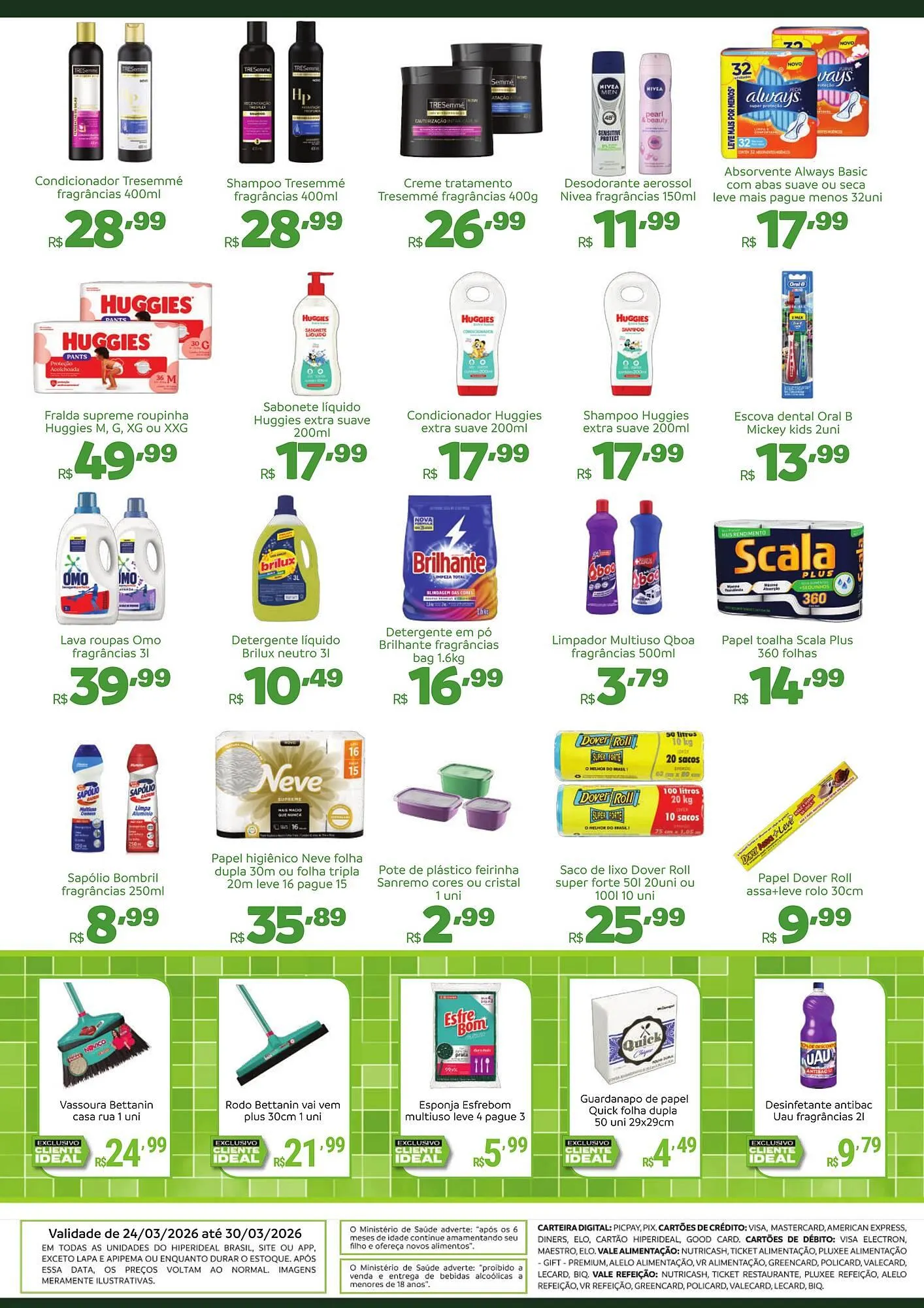 Encarte de Catálogo Hiperideal Supermercados 24 de março até 30 de março 2026 - Pagina 4