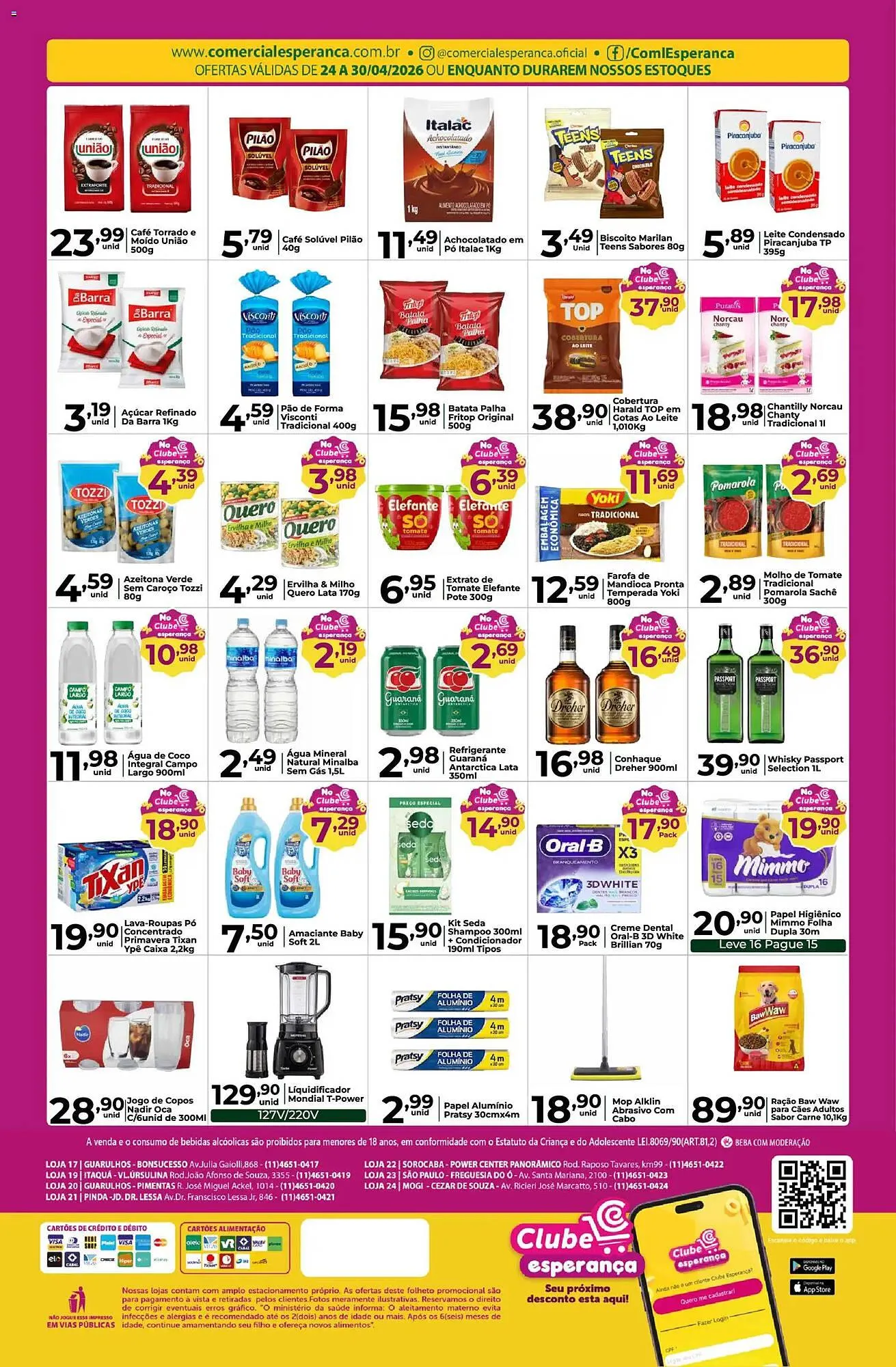 Encarte de Folheto Comercial Esperança 24 de abril até 30 de abril 2026 - Pagina 2