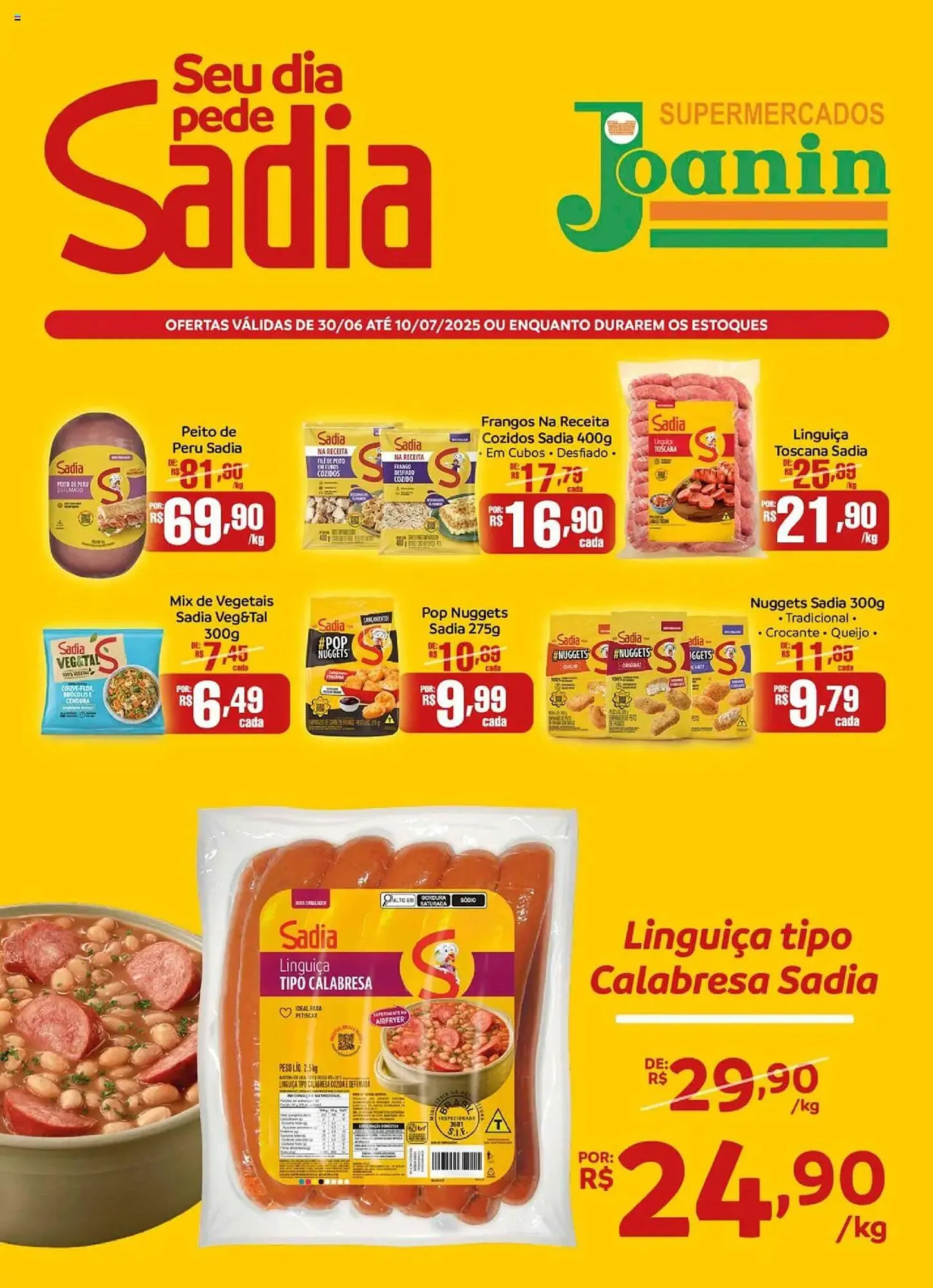 Encarte de Catálogo Supermercados Joanin 30 de junho até 10 de julho 2025 - Pagina 1