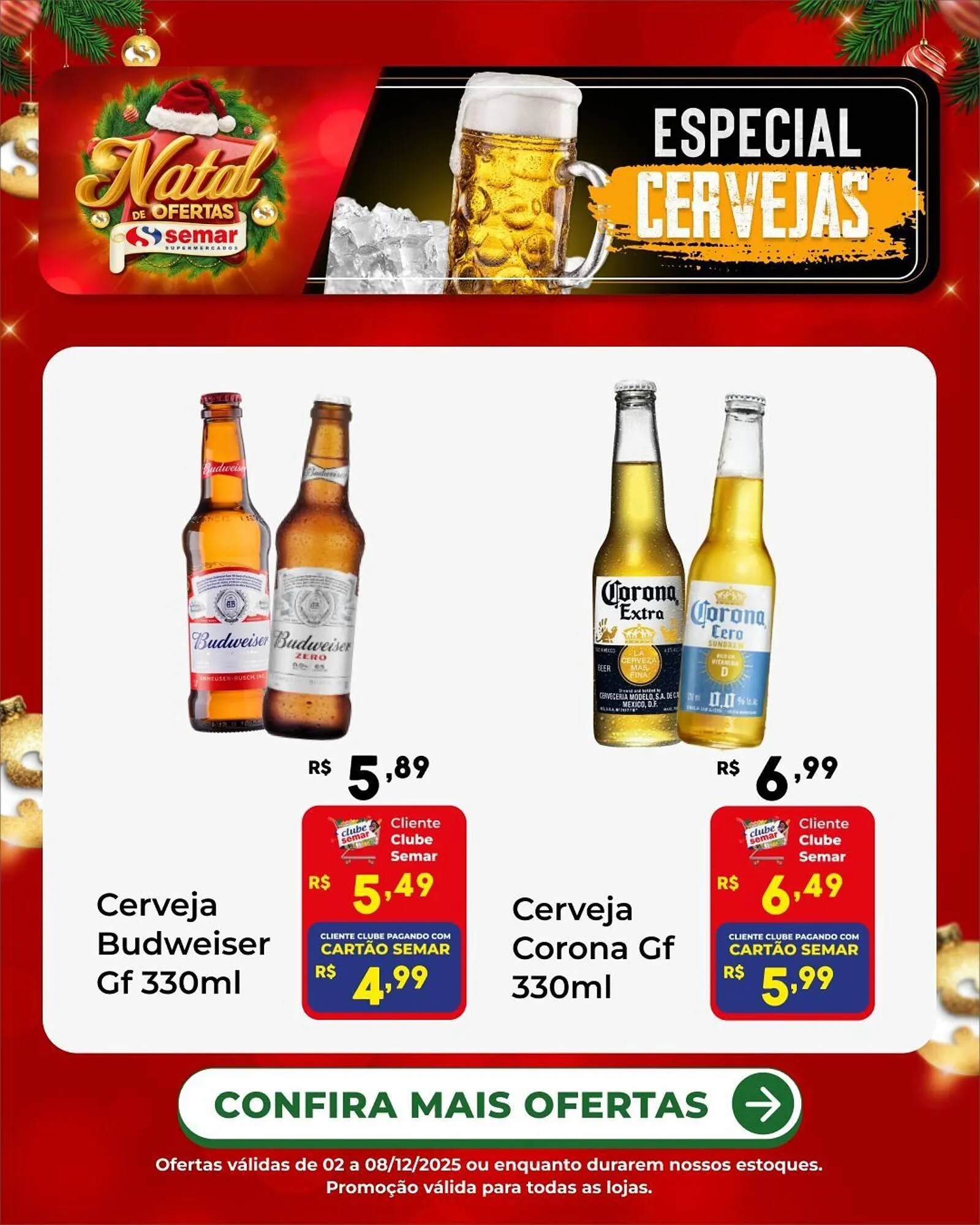 Encarte de Folheto Semar Supermercado 2 de dezembro até 8 de dezembro 2025 - Pagina 1