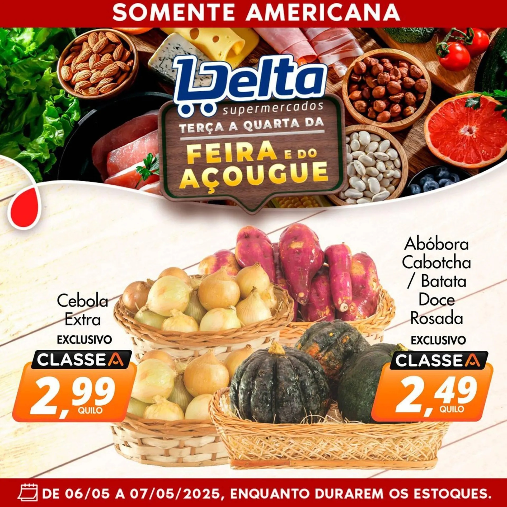 Encarte de Catálogo Delta Supermercados 6 de maio até 7 de maio 2025 - Pagina 1