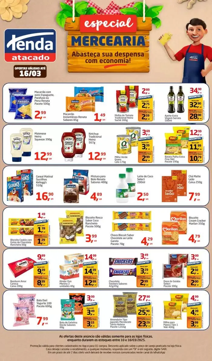 Encarte de Especial Mercearia 10 de março até 16 de março 2025 - Pagina 1