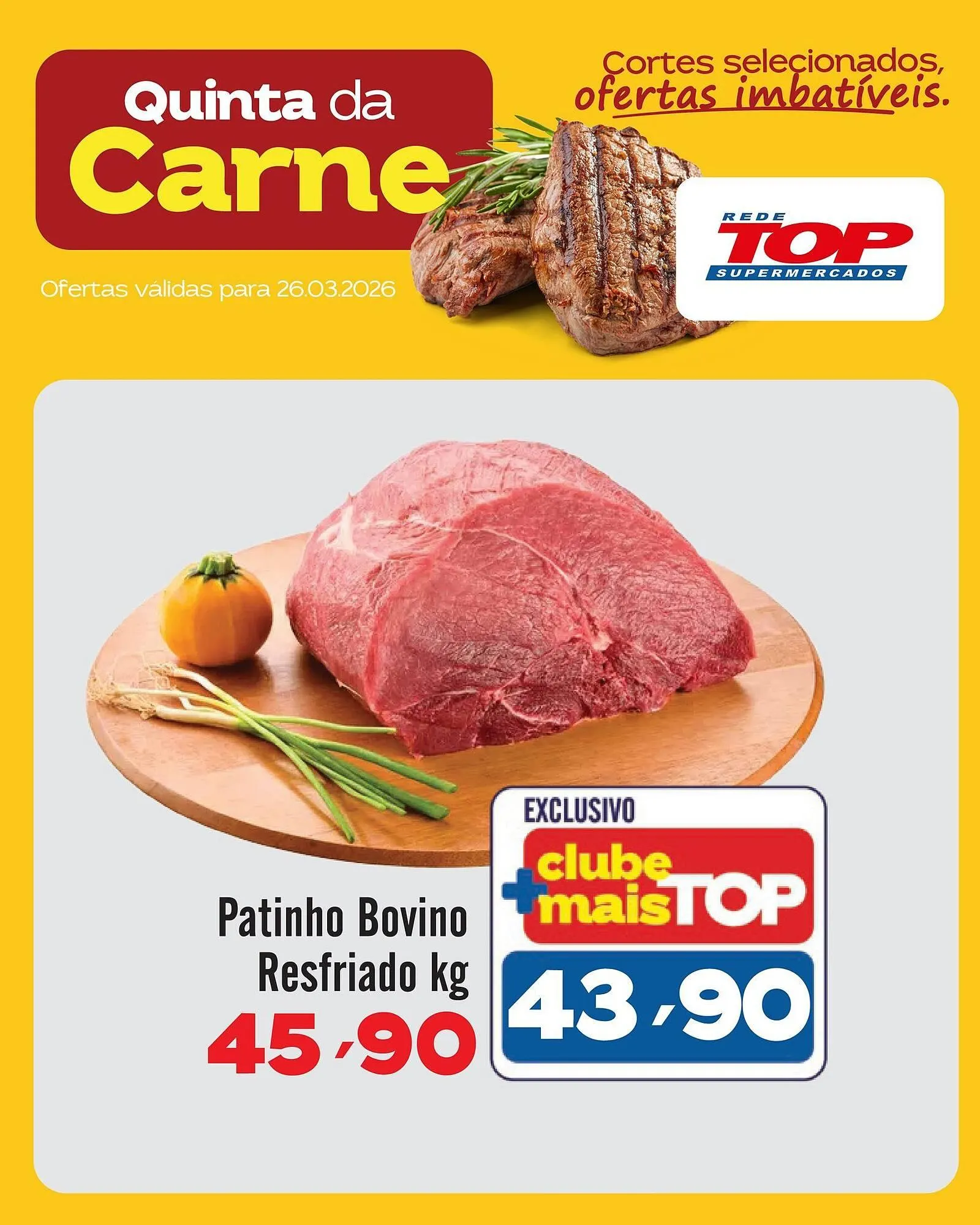 Encarte de Encarte Rede Top 26 de março até 26 de março 2026 - Pagina 1