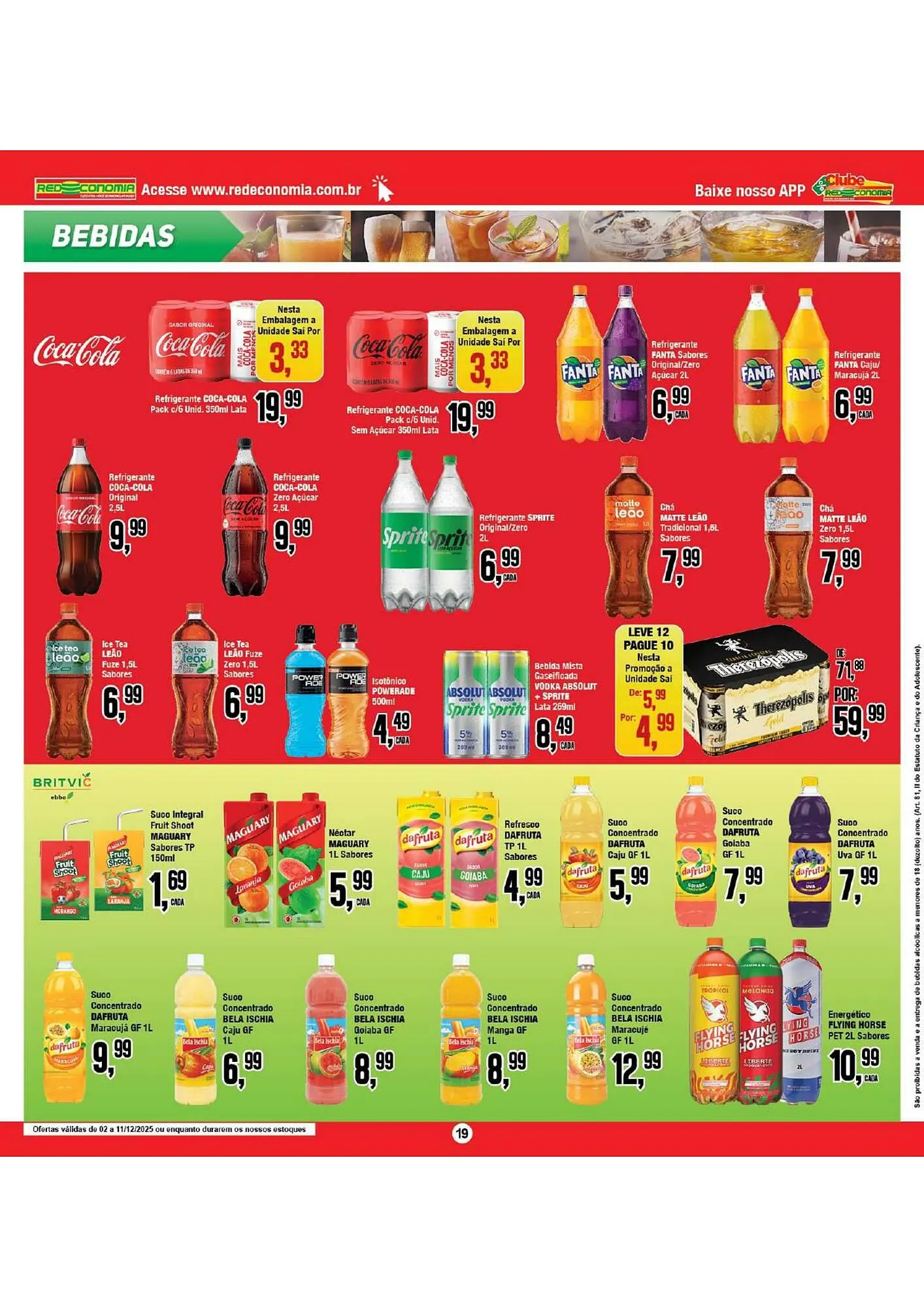 Encarte de Encarte Rede Economia 3 de dezembro até 11 de dezembro 2025 - Pagina 19