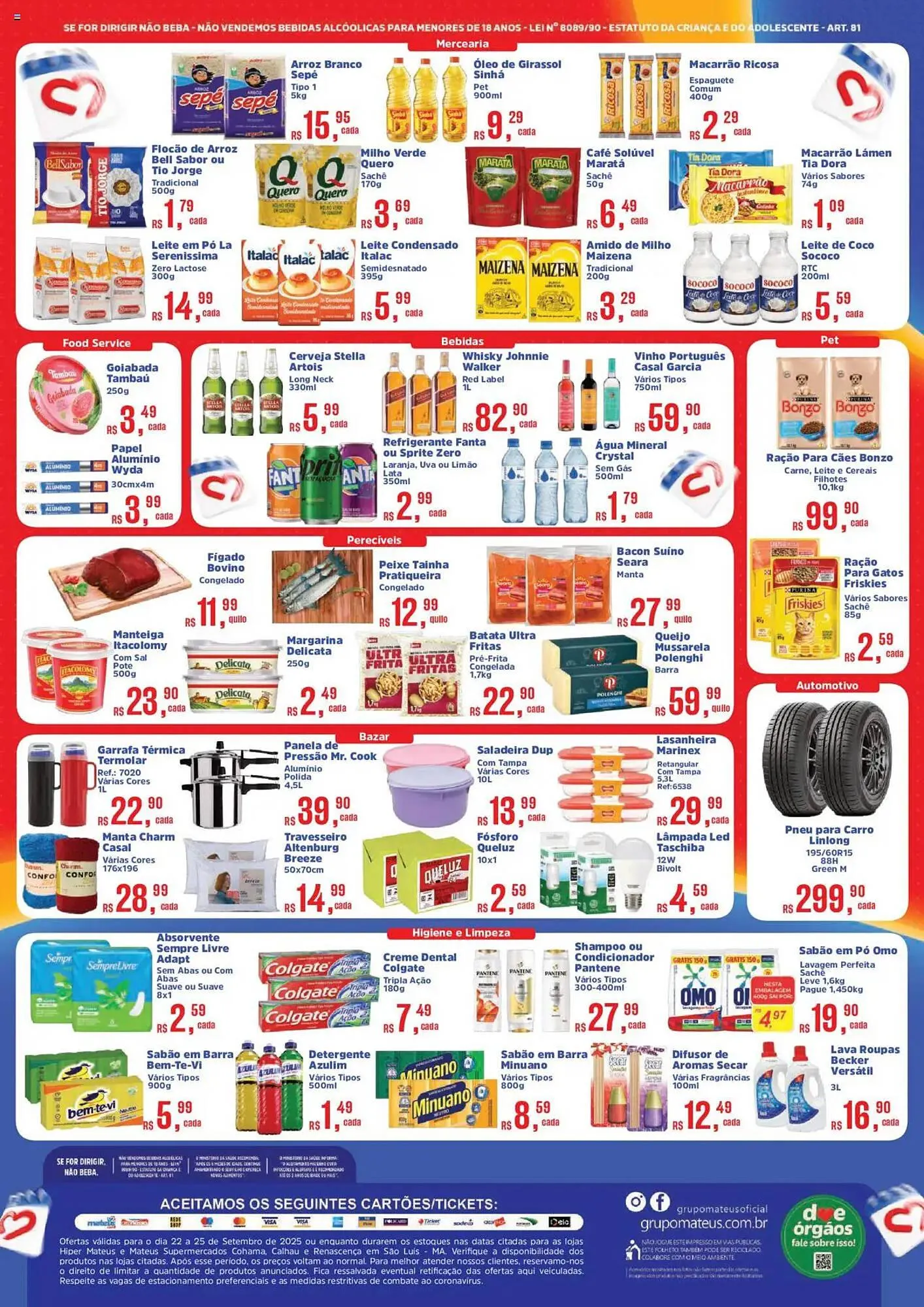 Encarte de Catálogo Supermercados Mateus 22 de setembro até 25 de setembro 2025 - Pagina 2