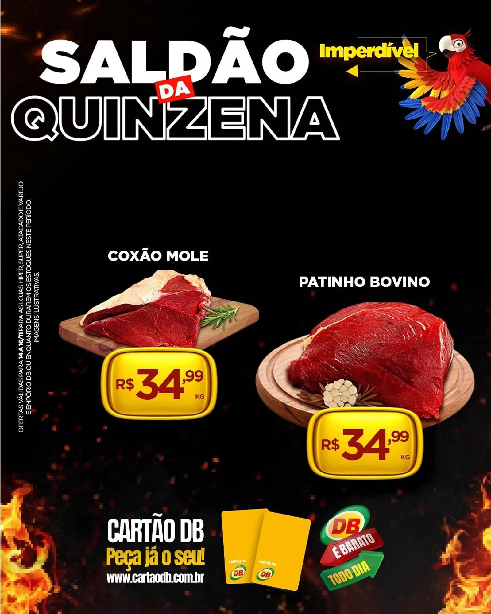 Encarte de Catálogo DB Supermercados 14 de novembro até 16 de novembro 2025 - Pagina 1