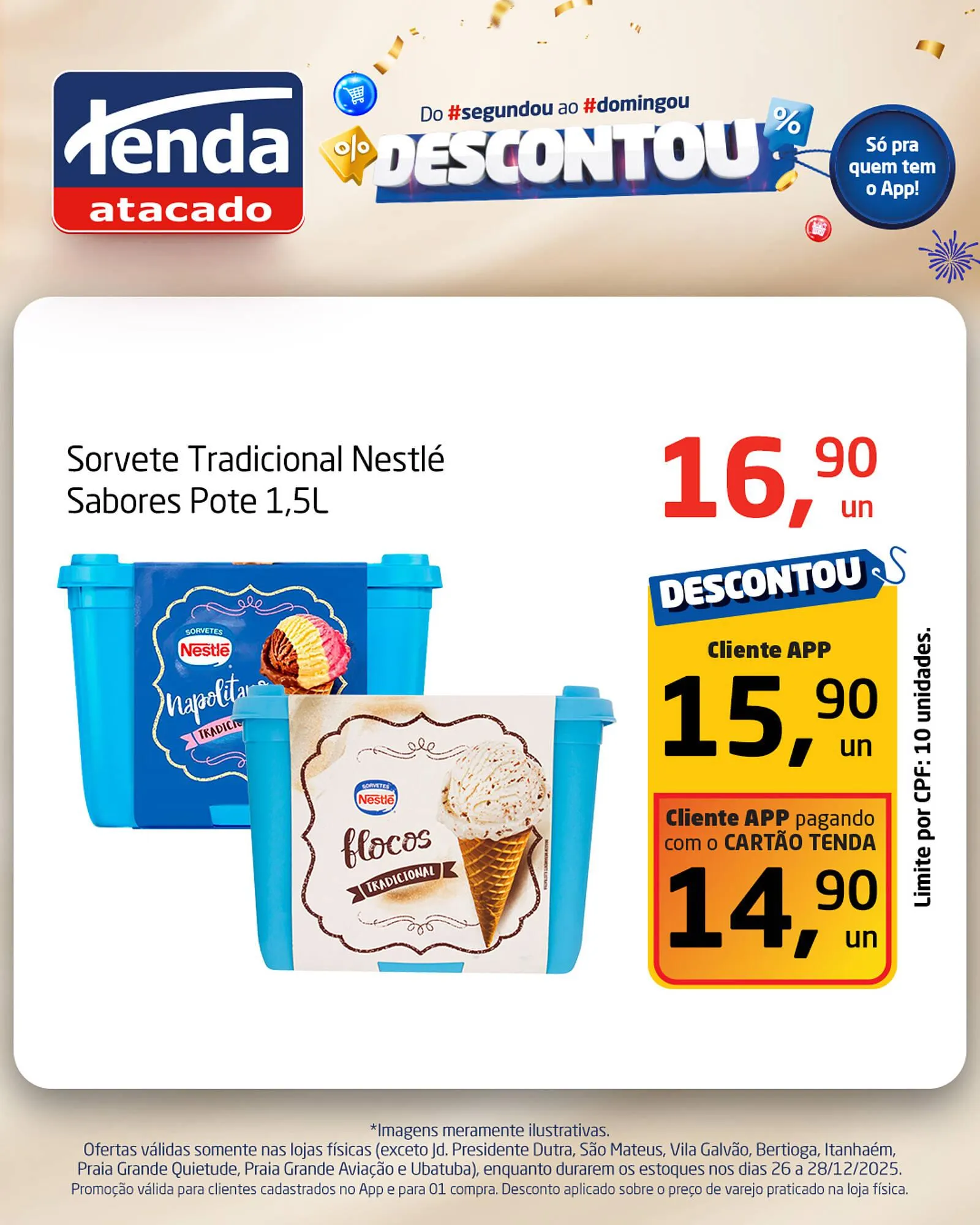 Encarte de Folheto Tenda Atacado 27 de dezembro até 28 de dezembro 2025 - Pagina 1