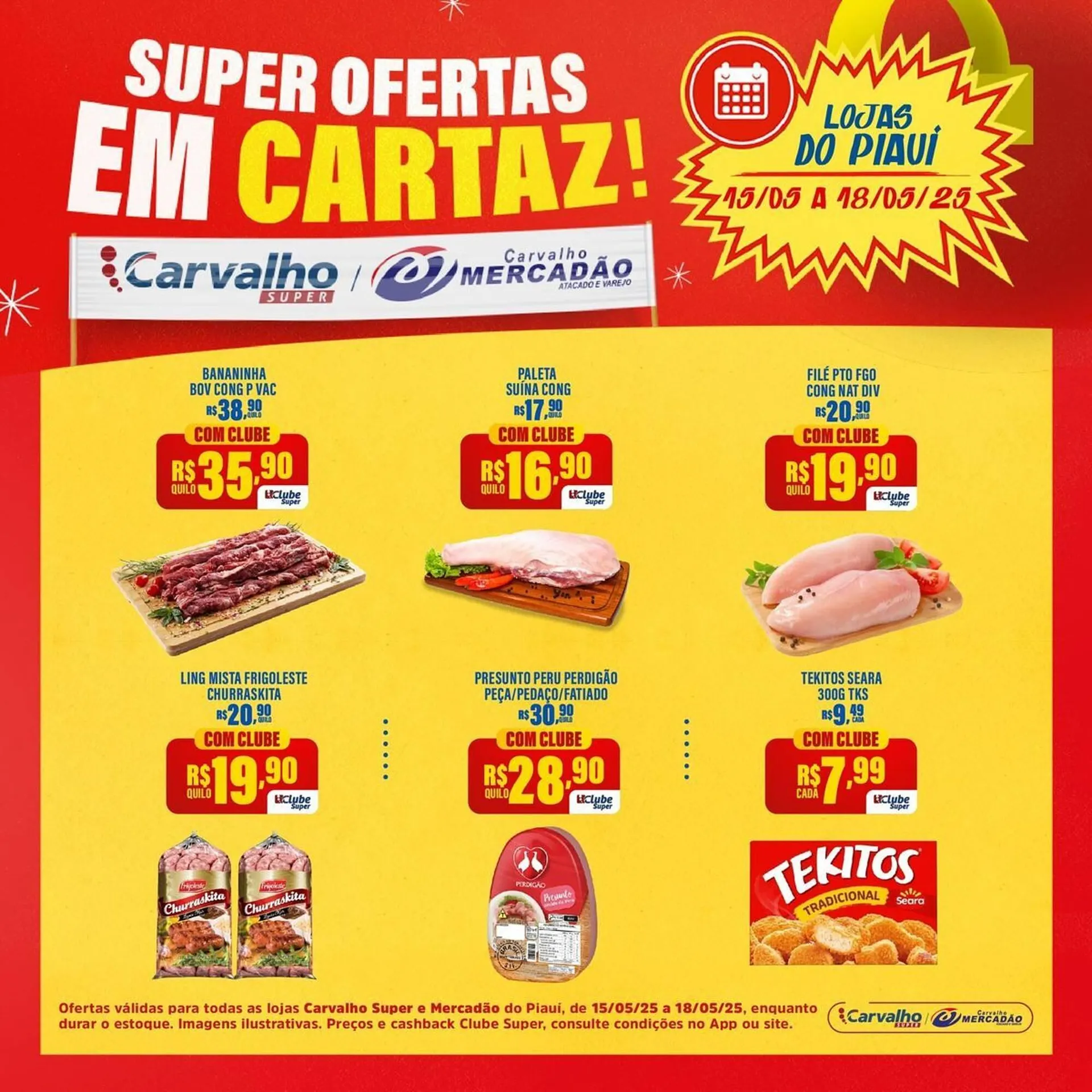 Encarte de Catálogo Carvalho Supermercado 15 de maio até 18 de maio 2025 - Pagina 3